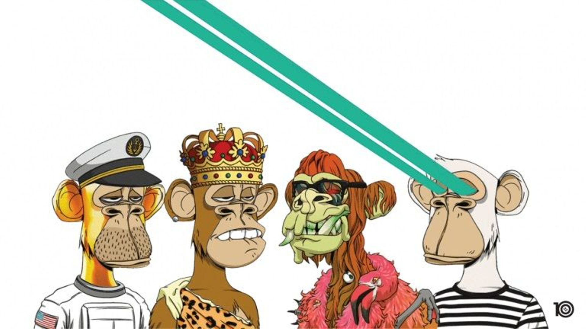 Kingship, un nouveau groupe de Universal Music, est composé de quatre singes NFT‧ 

