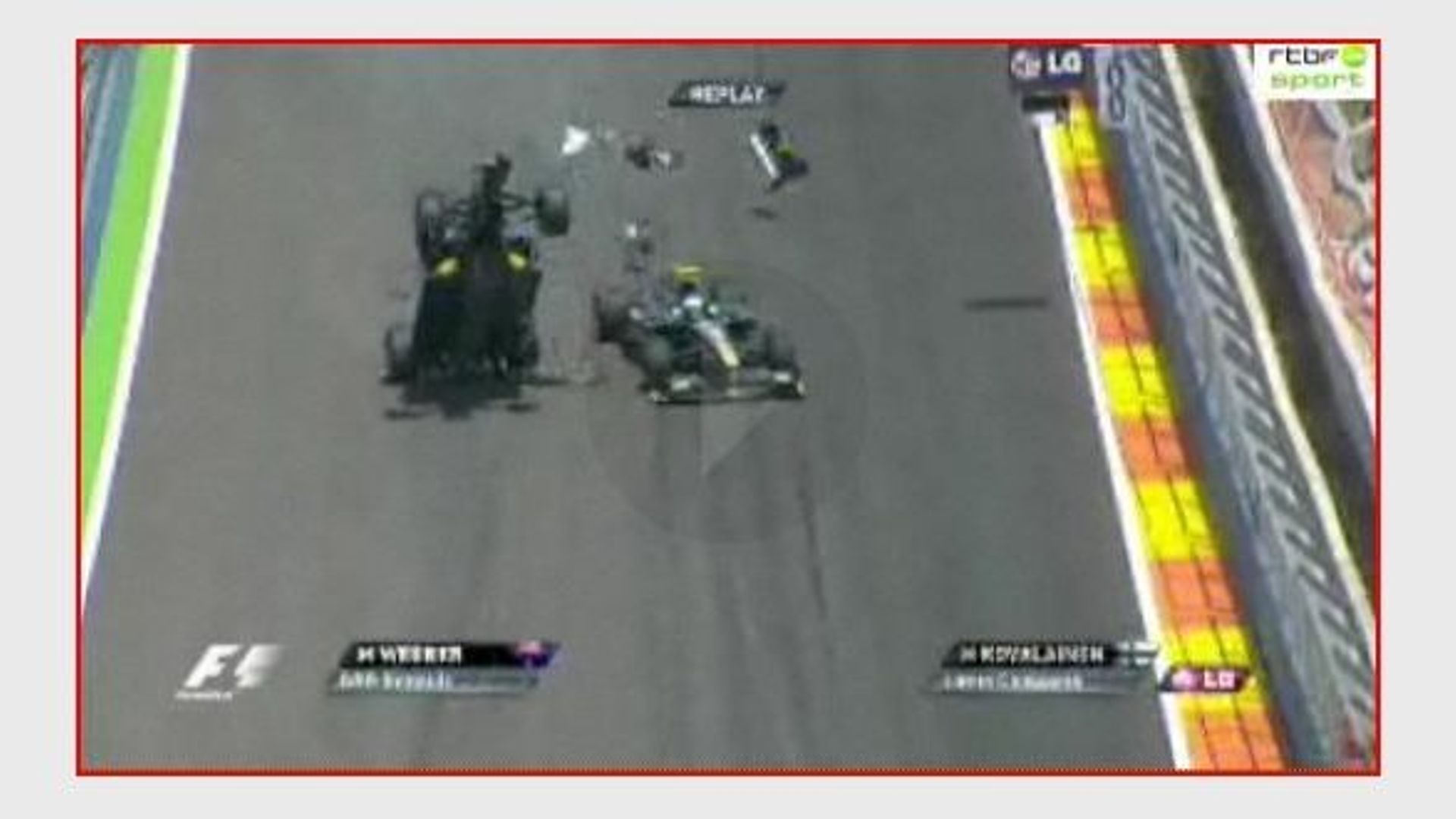 Crash incroyable de Mark ber à Valence (vidéo) RTBF Actus