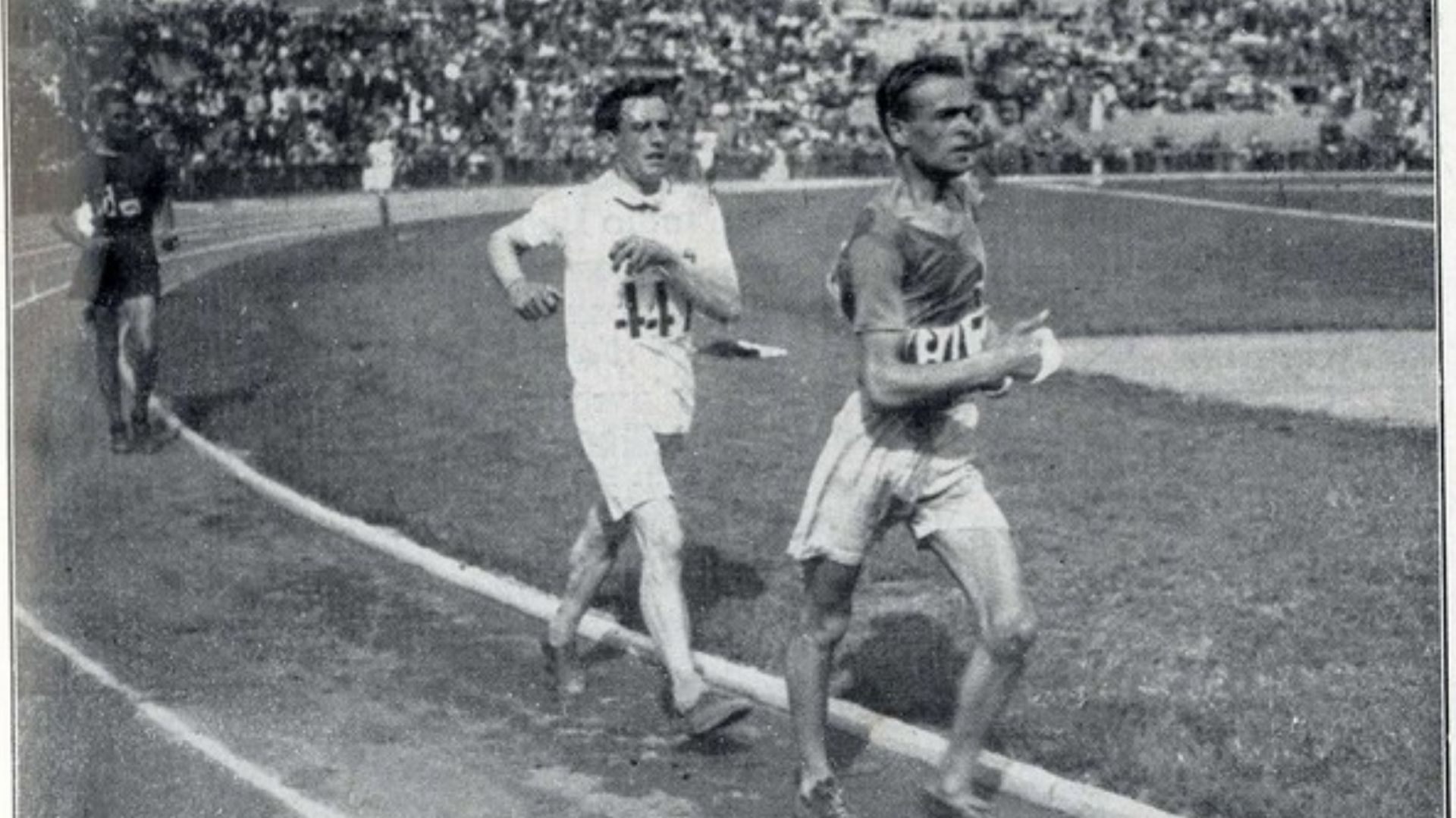 Ugo Frigerio, aux Jeux Olympiques de Paris, en 1924