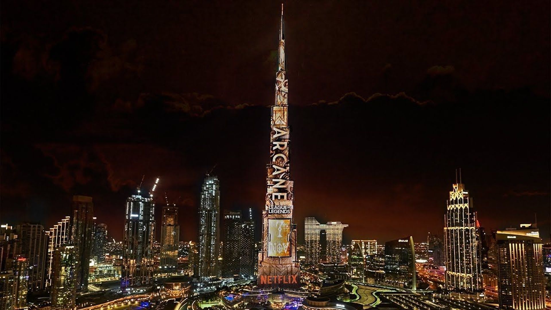 Le Burj Khalifa illuminé aux couleurs d’Arcane