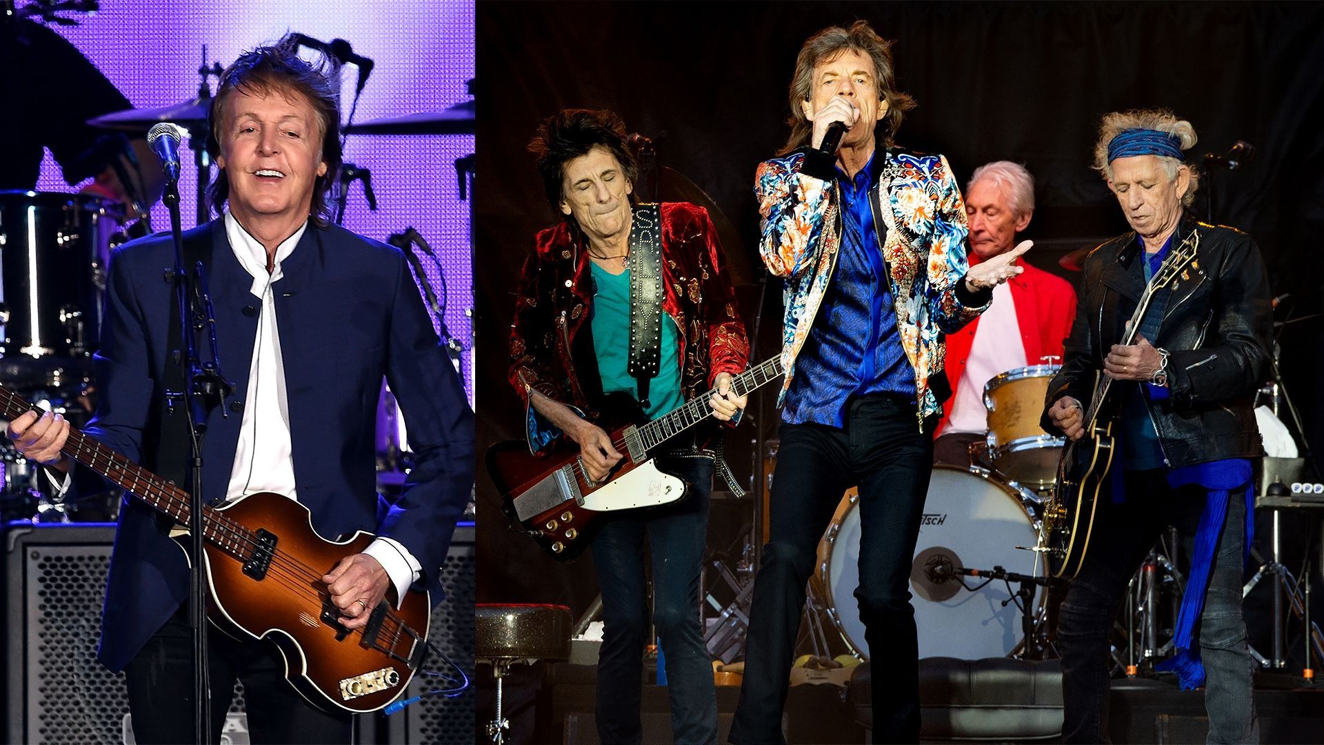Paul McCartney / les Rolling Stones
