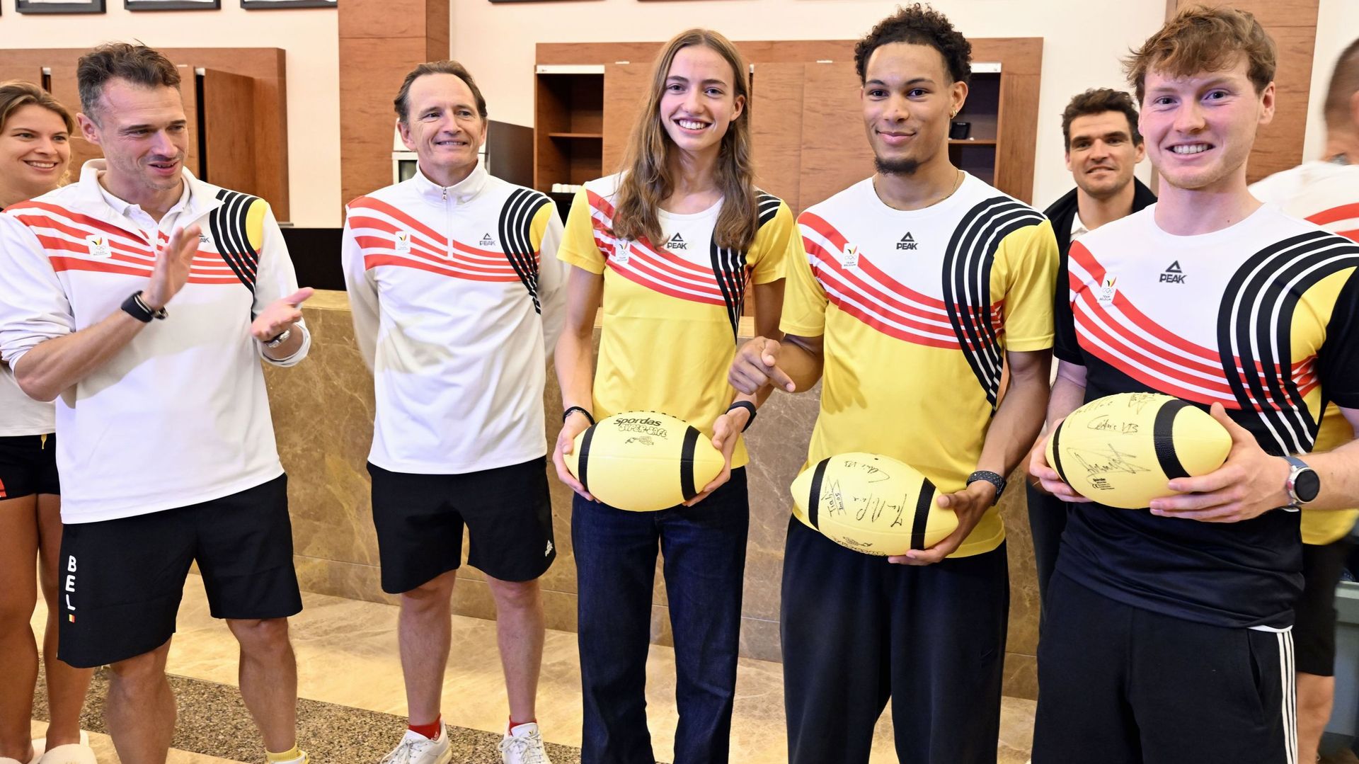 The Los Angeles Olympic Games pass through Belek for the athletes of Team Belgium