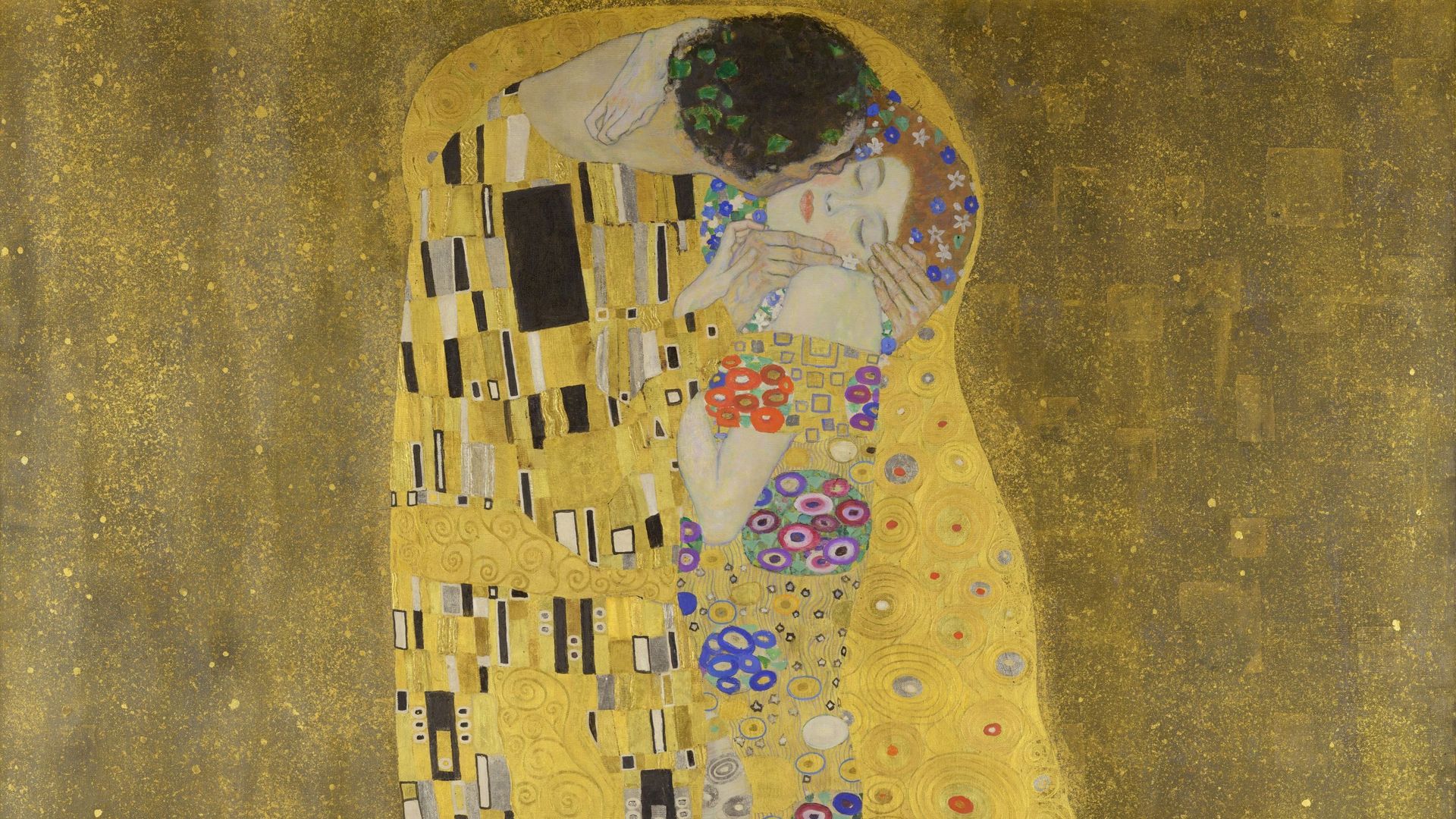 Le Baiser de Gustav Klimt (1908-1909), Palais du Belvédère de Vienne