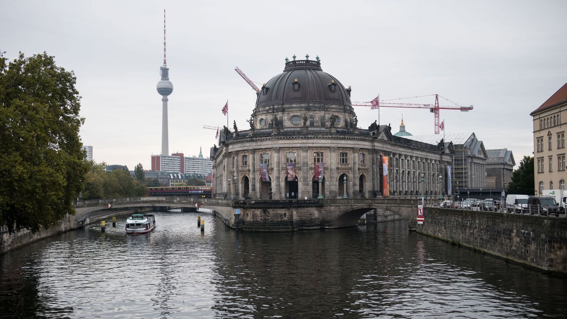 Vue de l'île aux musées berlinoise, ce 21 octobre 2020