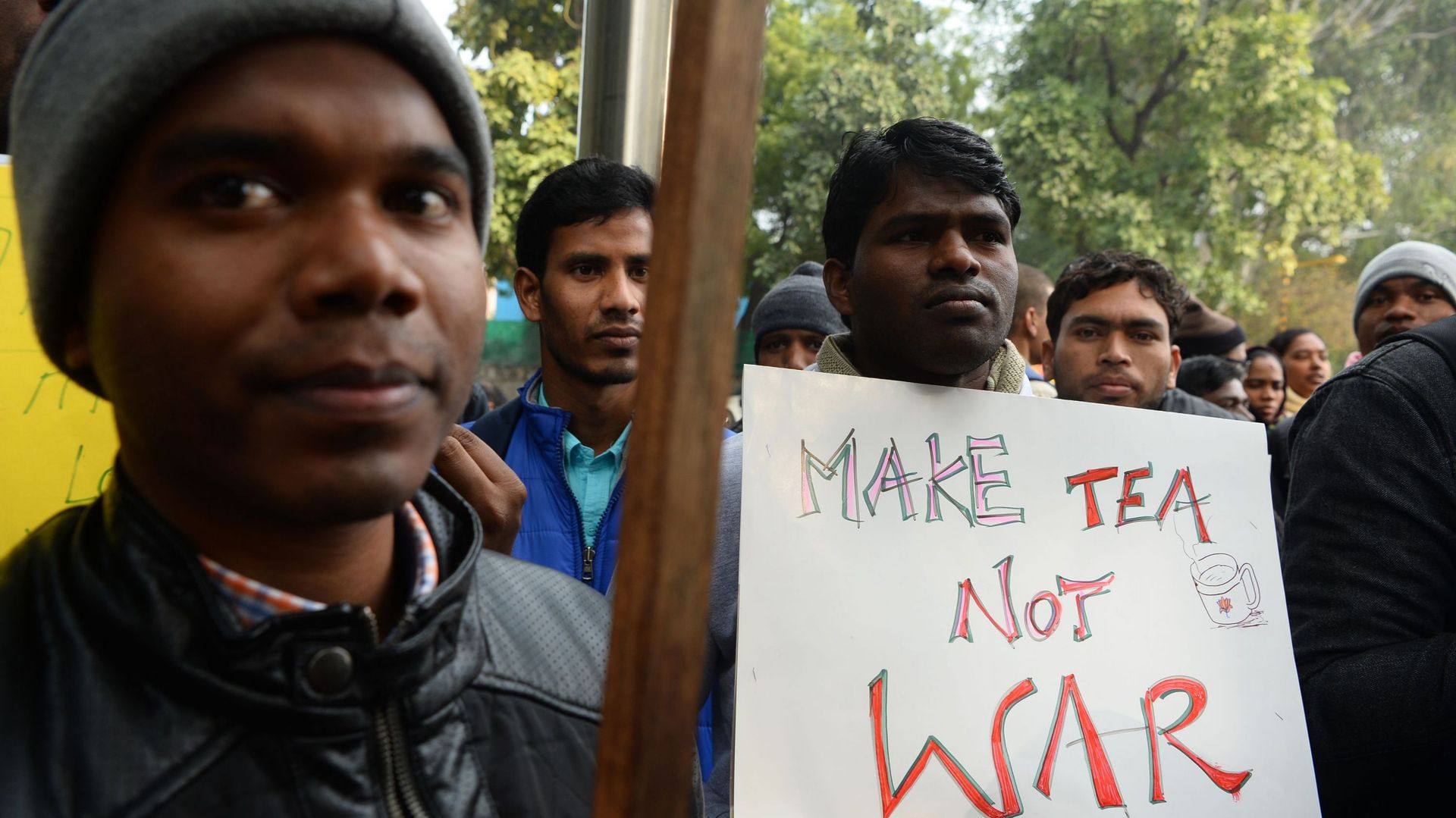 Manifestation contre la nouvelle loi de citoyenneté à New Delhi, ce 09 janvier 