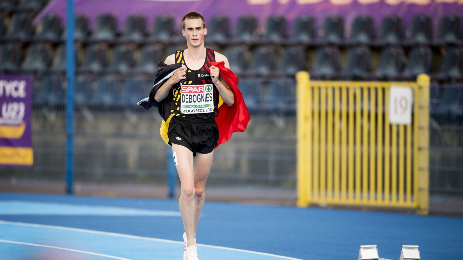Simon Debognies décroche l'argent sur 5.000m à l'euro espoirs d'athlétisme
