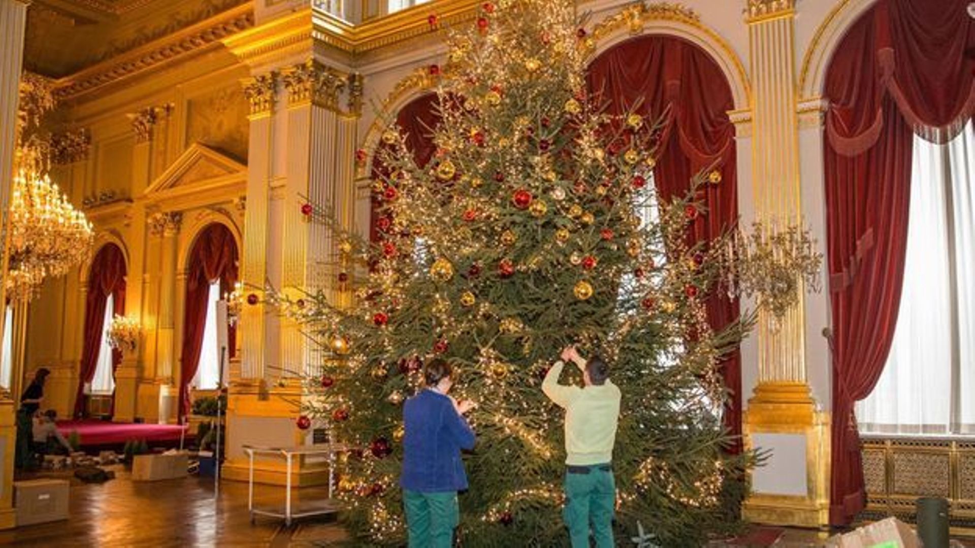 Préparatifs Concert de Noël au Palais royal de Bruxelles