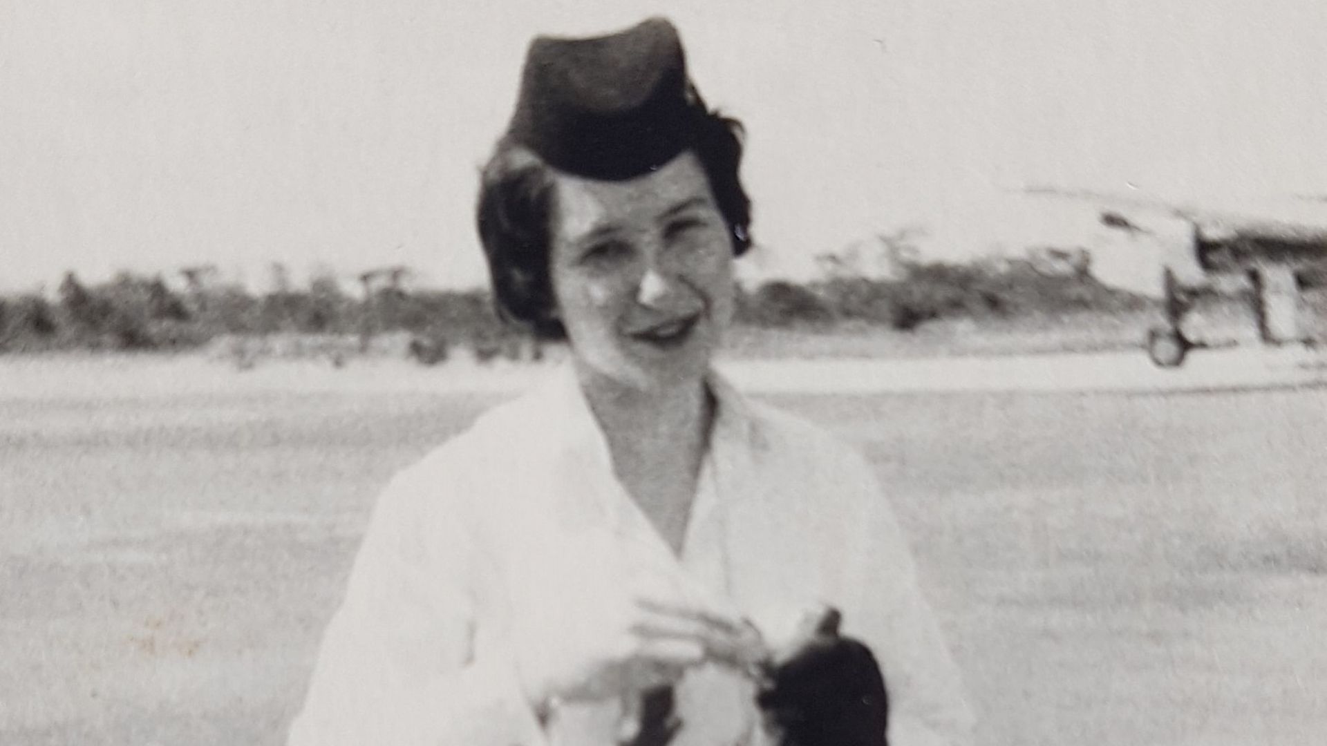 Monique Genonceaux, dans les années 50.