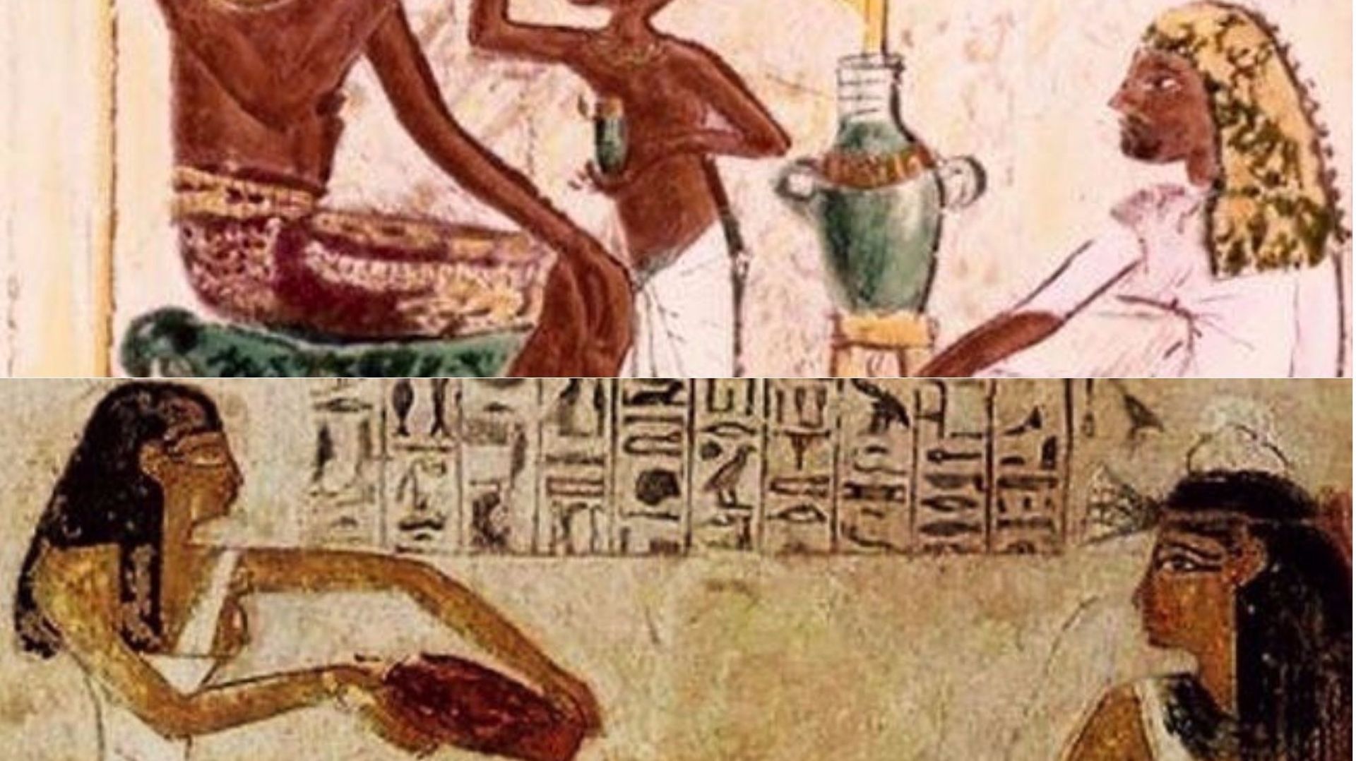 Fresques égyptiennes de l'Antiquité.