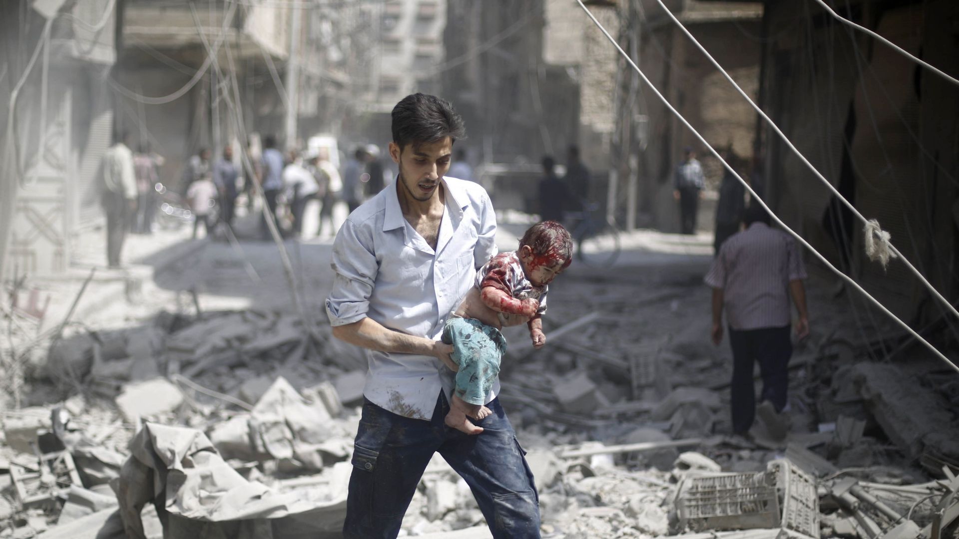 La Syrie, un pays en ruine.