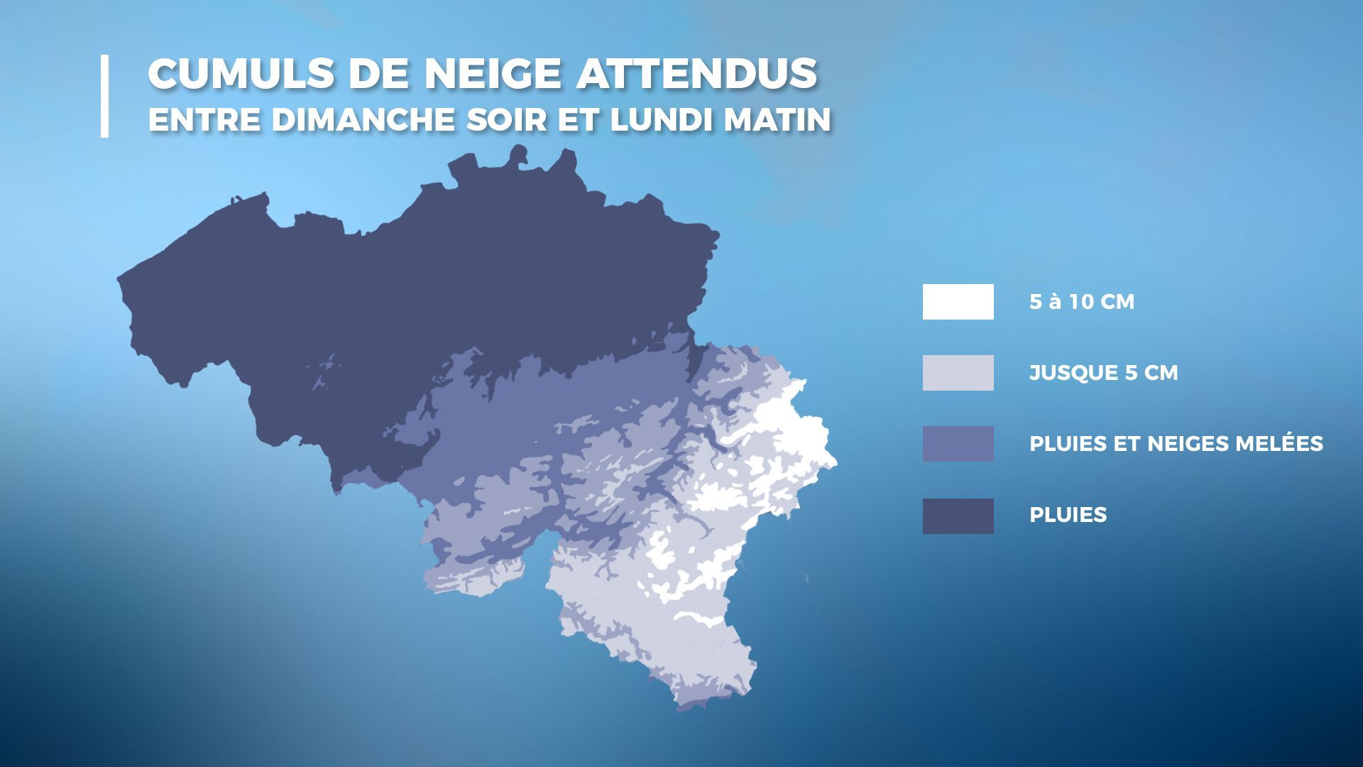 Météo : avertissement jaune pour les provinces de Liège et de Luxembourg