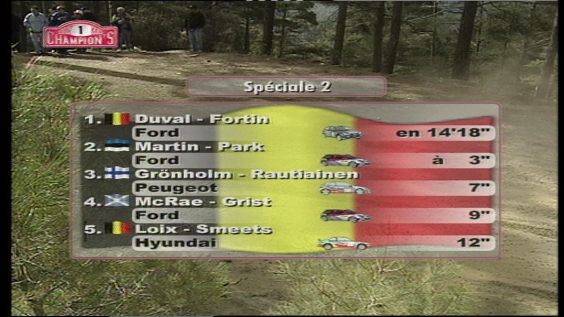WRC 4 Edition Francois DUVAL PS2 Version FR PAL