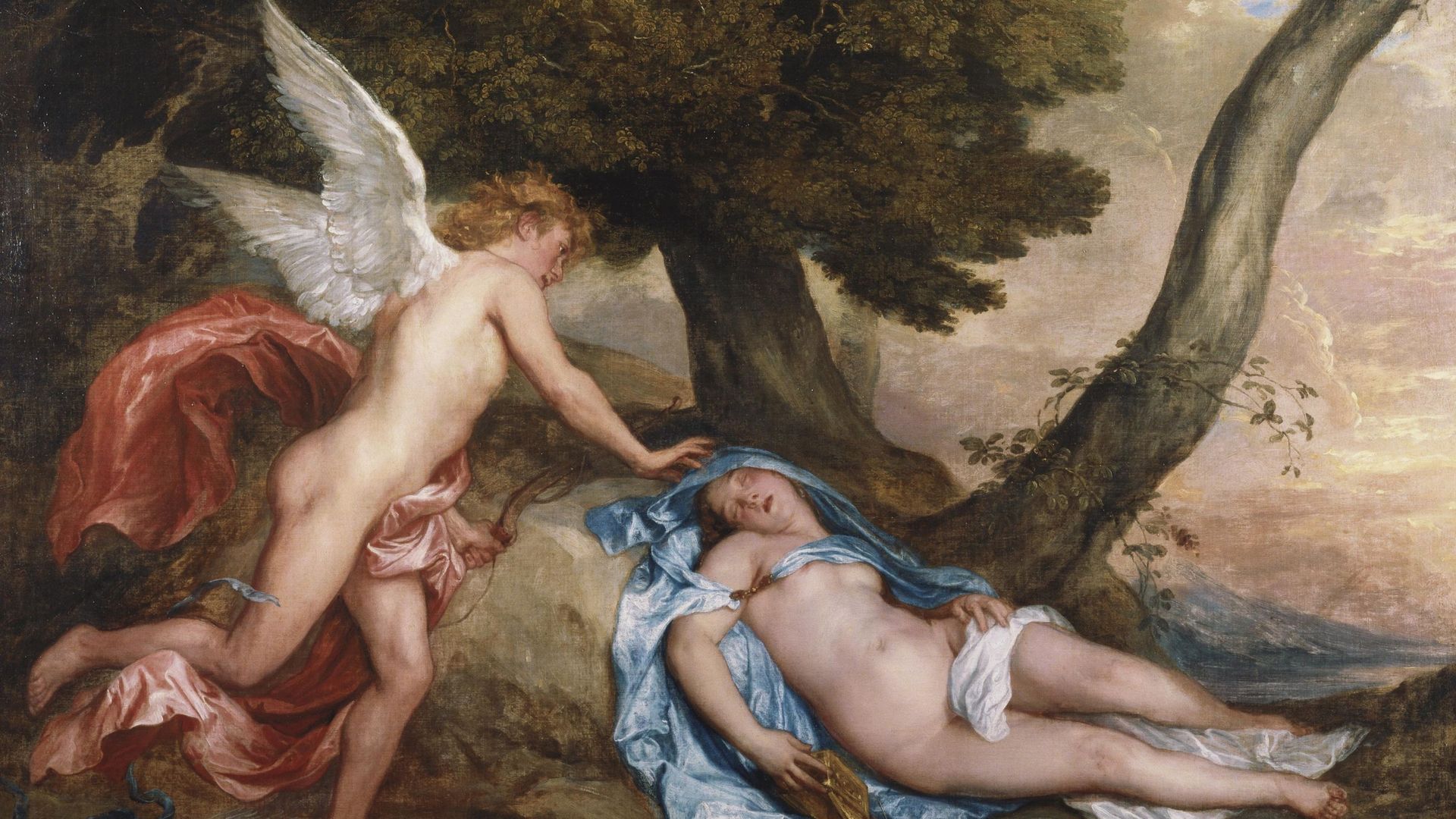 "Amour et Psyché" d'Anthony van Dyck (c.1639-40)