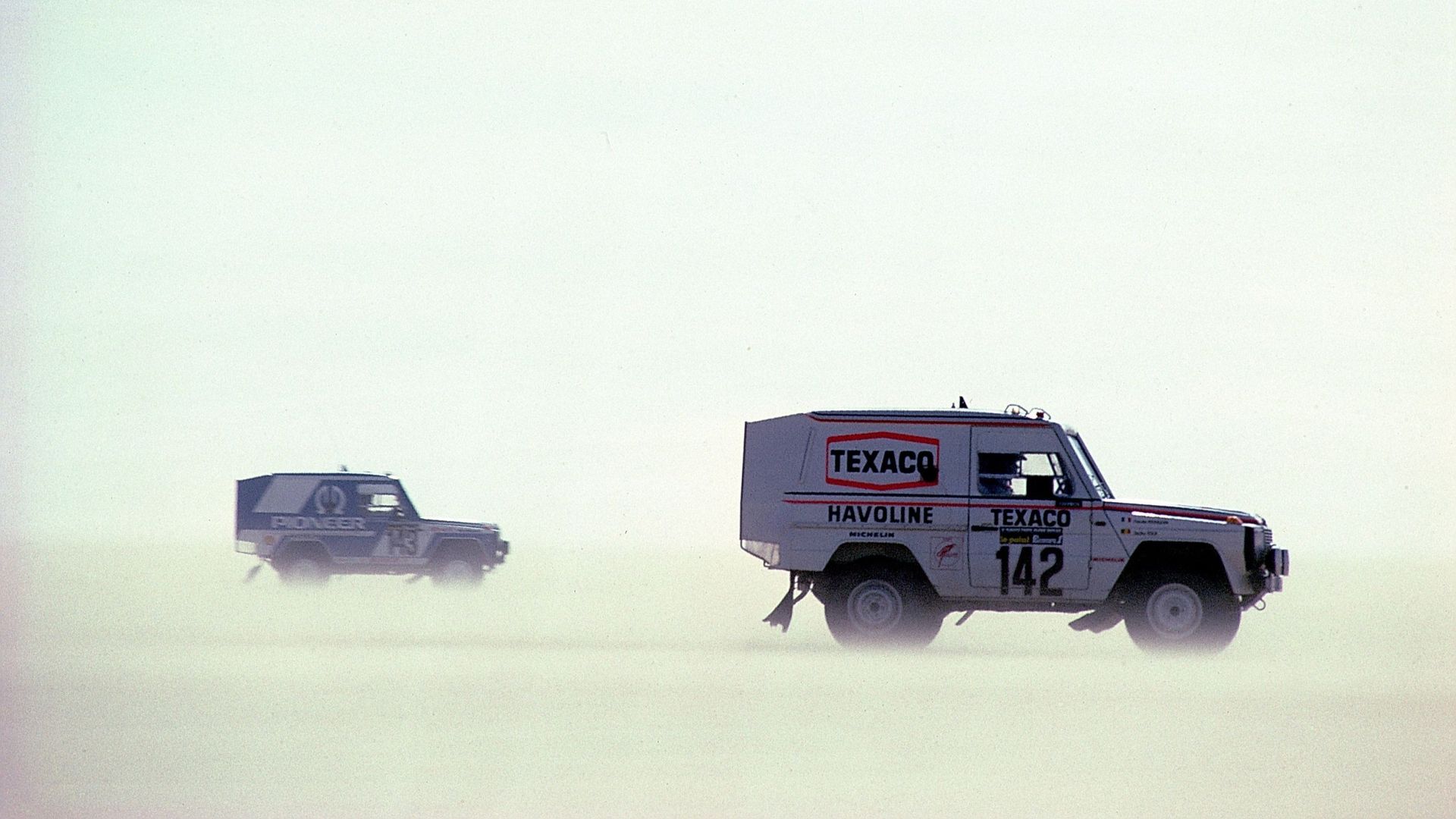 La Mercedes de Jacky Ickx sur le Dakar 1983