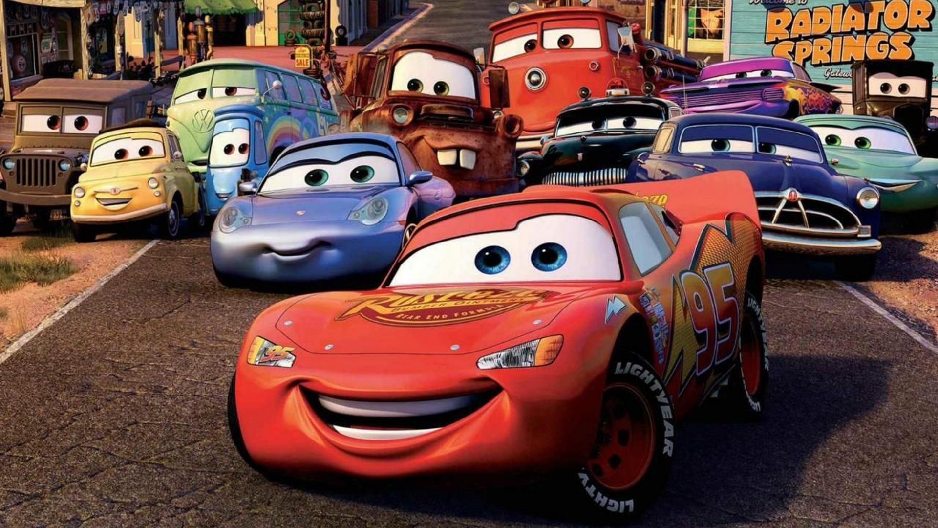Flash McQueen, le héros de la saga Cars