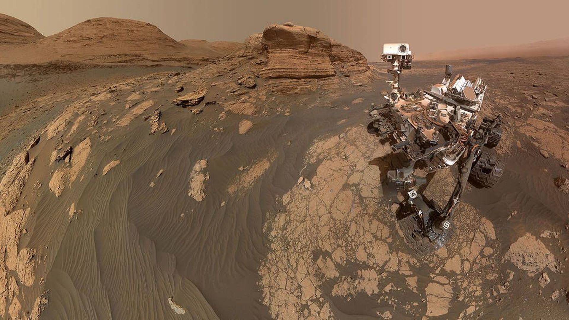 Nasa : surprenant panorama de Mars réalisé par le Rover Curiosity
