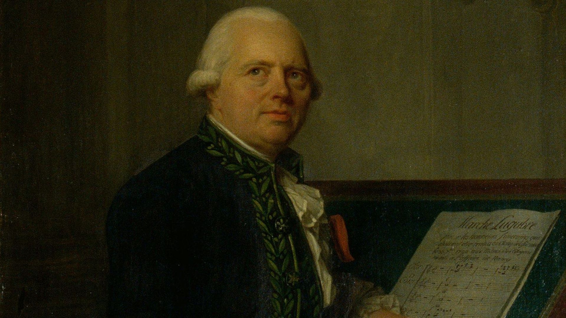 Portrait of the composer François-Joseph Gossec (1734-1829). Found in the Collection of Philharmonie de Paris.