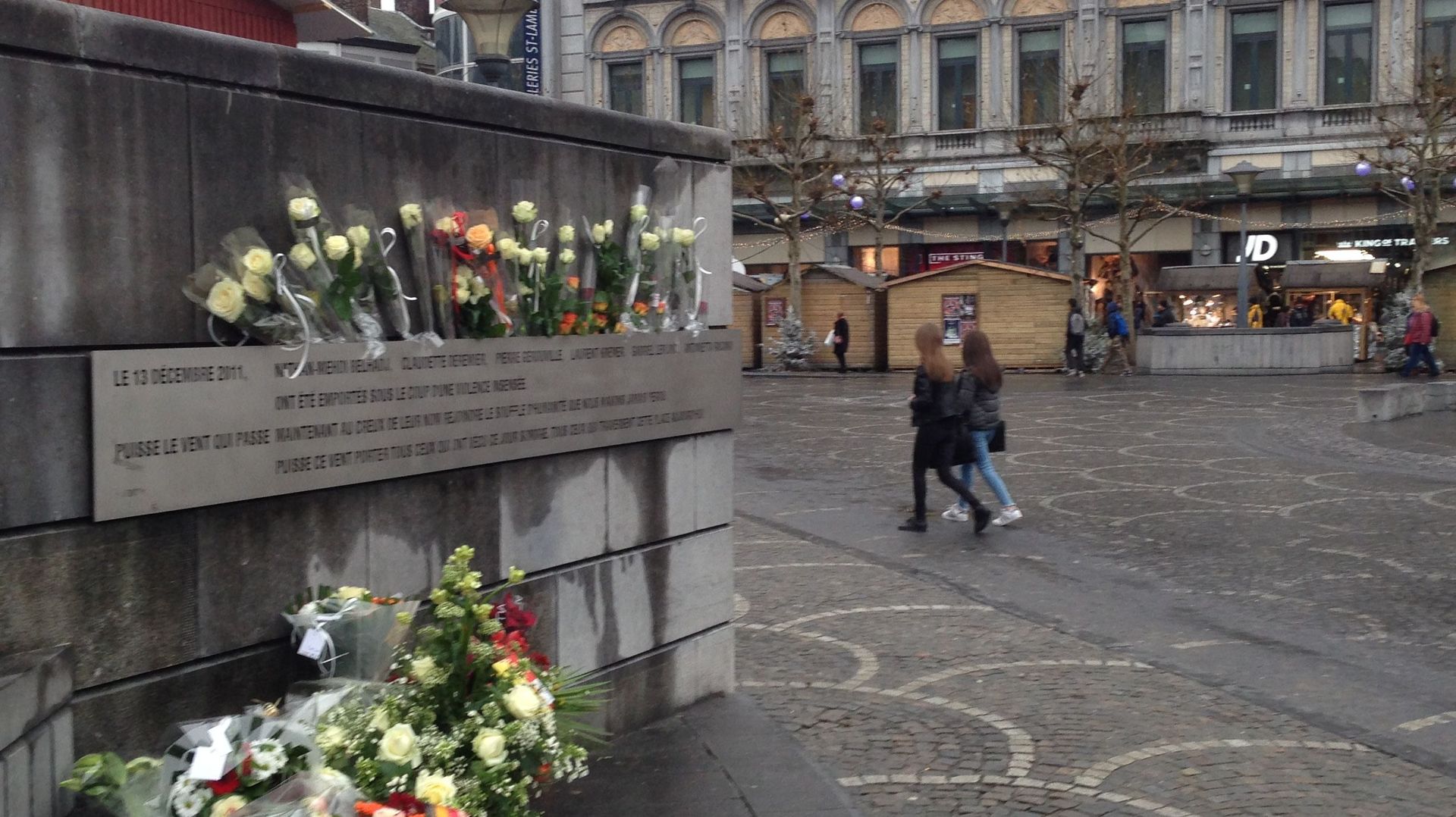 Un hommage a été rendu aux victimes de la tuerie à Liège du 13 décembre 2011