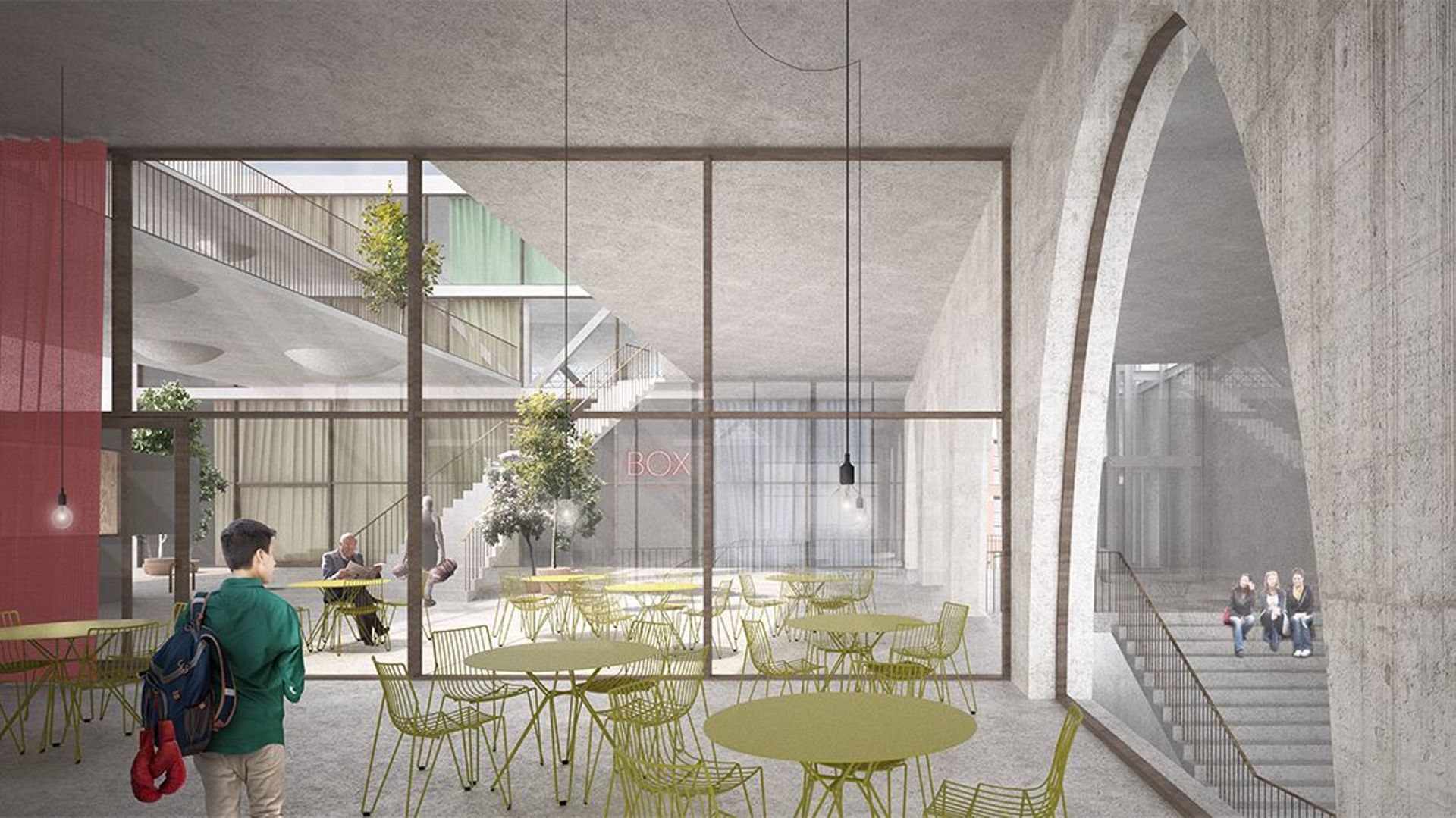 La future salle Amal à Molenbeek.