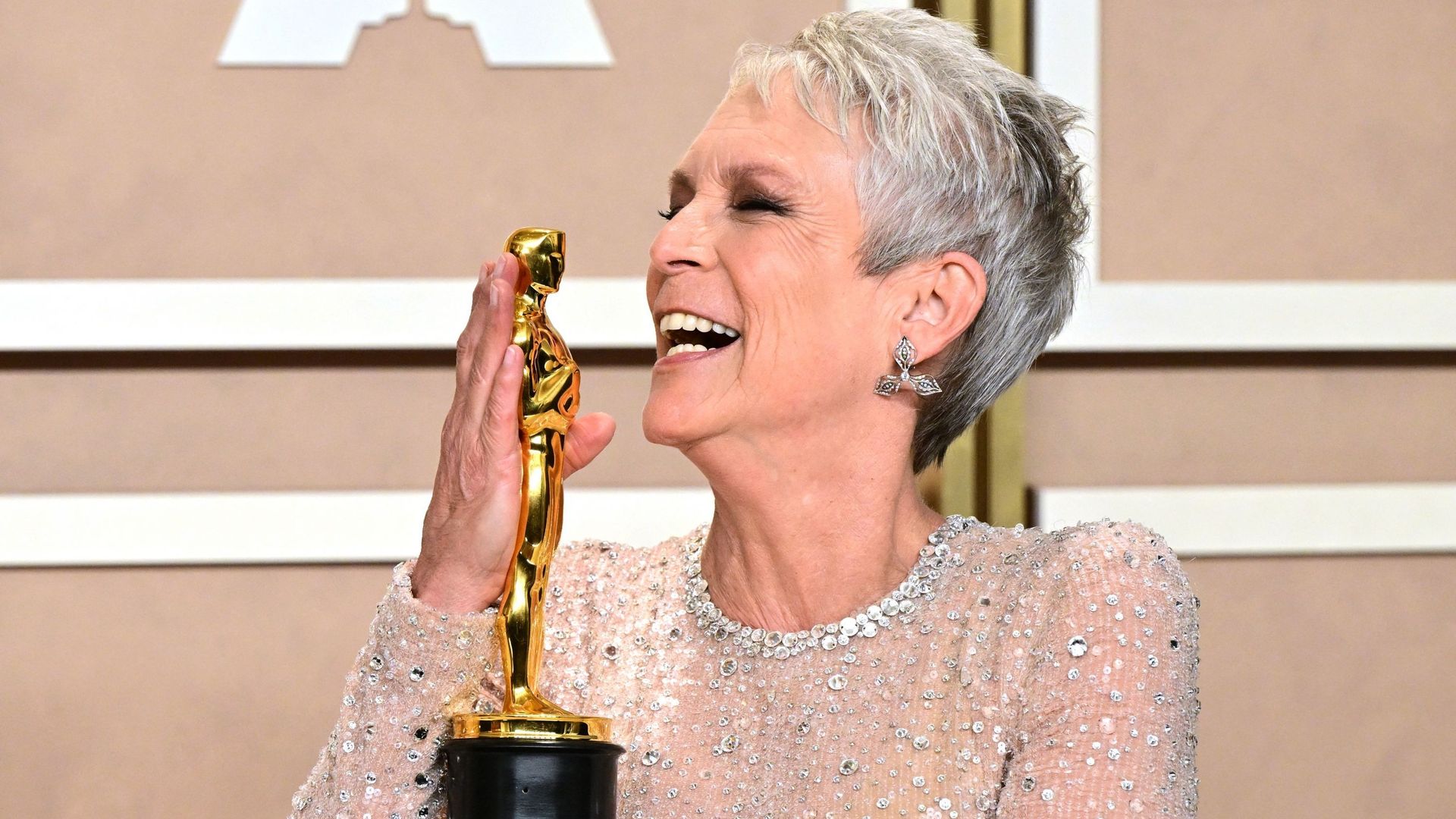 Jamie Lee Curtis à la 95e cérémonie des Oscars.