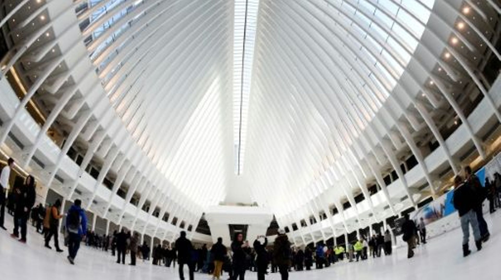 La gare du World Trade Center à New York, le 3 mars 2016
