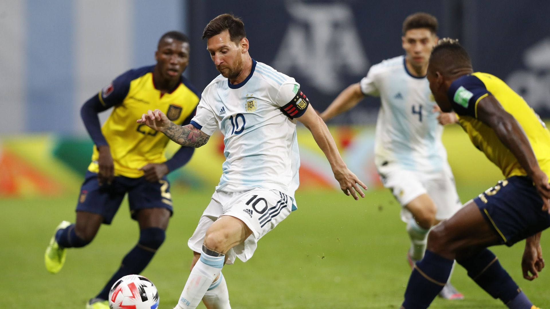Lionel Messi a donné la victoire de l'Argentine face à l'Equateur lors du tournoi de qualification pour la prochaine Coupe du Monde.
