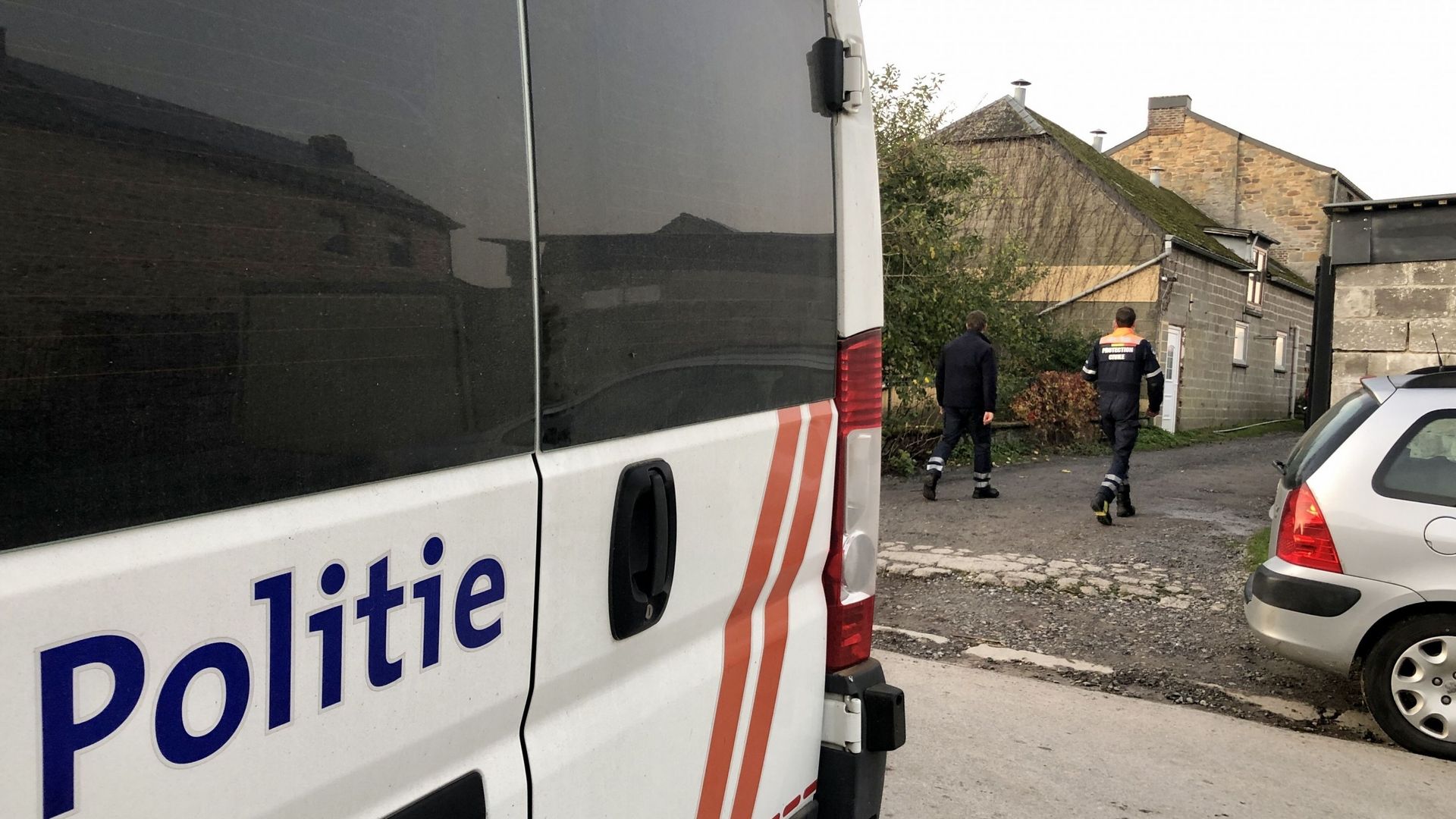 Perquisition à Strée (Modave), le 18 octobre 2021.