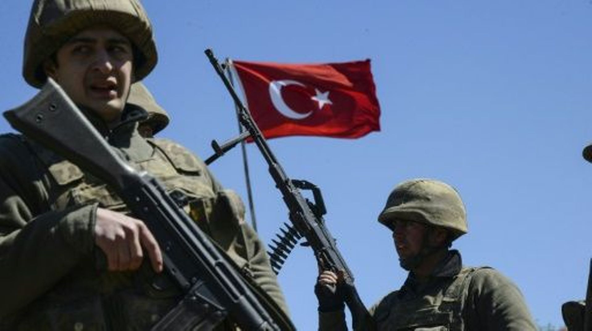 Les soldats de l'armée turque à Mardin en Turquie, le 22 mars 2016