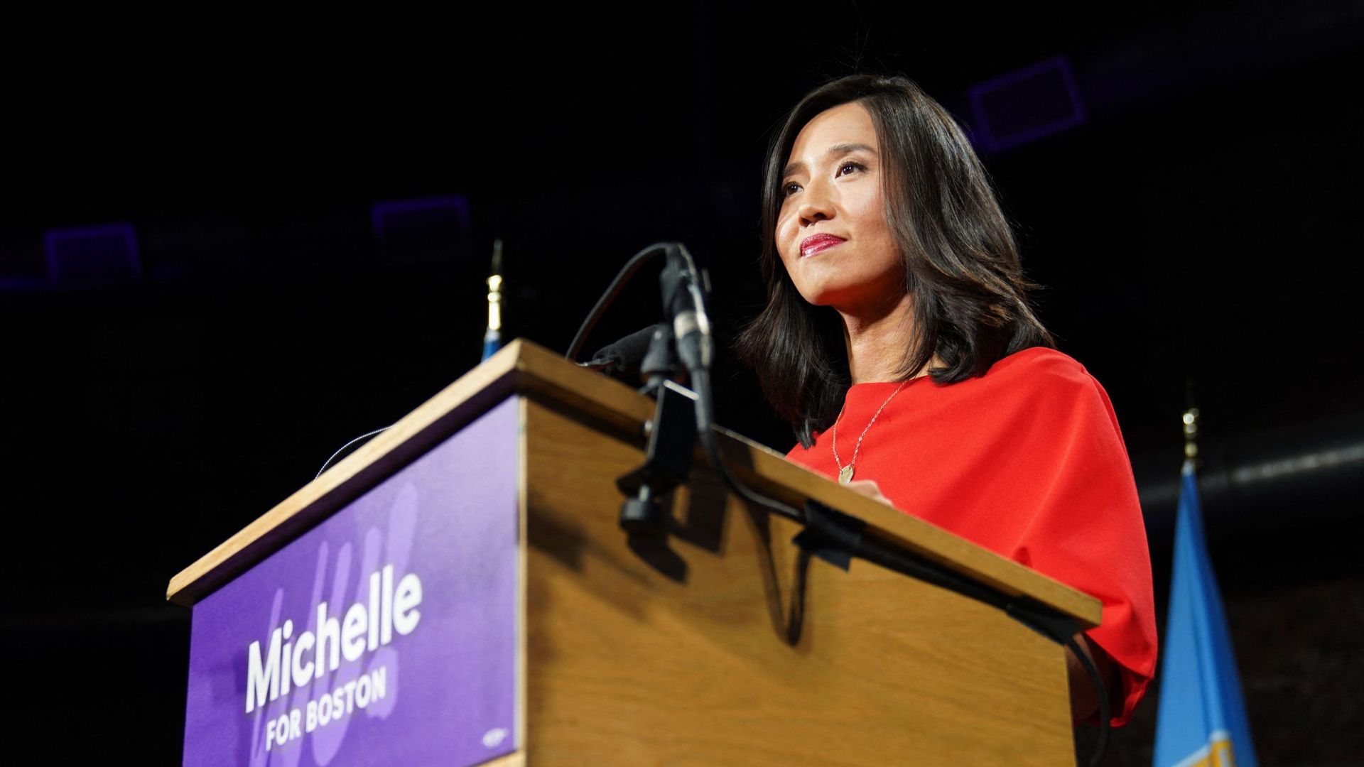 Boston Mayoral Candidate Michelle Wu Votes And Holds Election Night Event