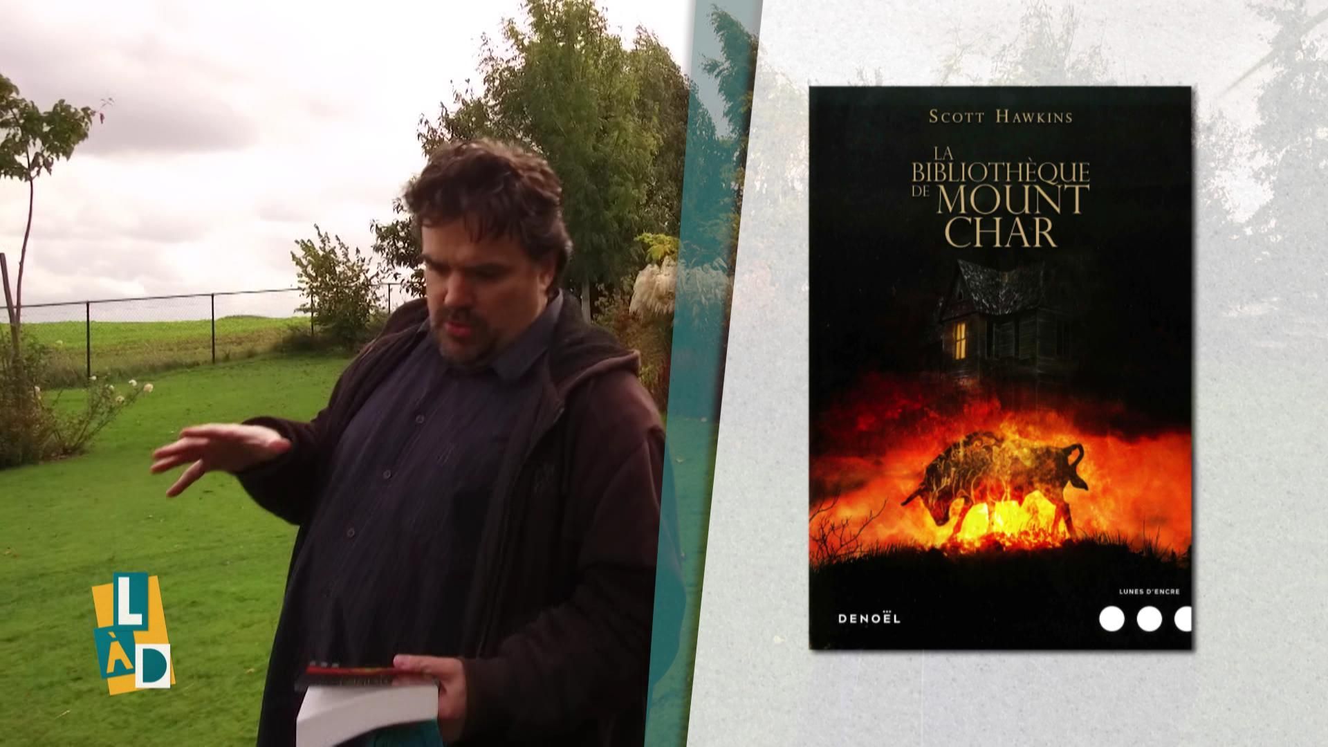 Michel Dufrane présente le livre "La Bibliothèque de Mount Char"