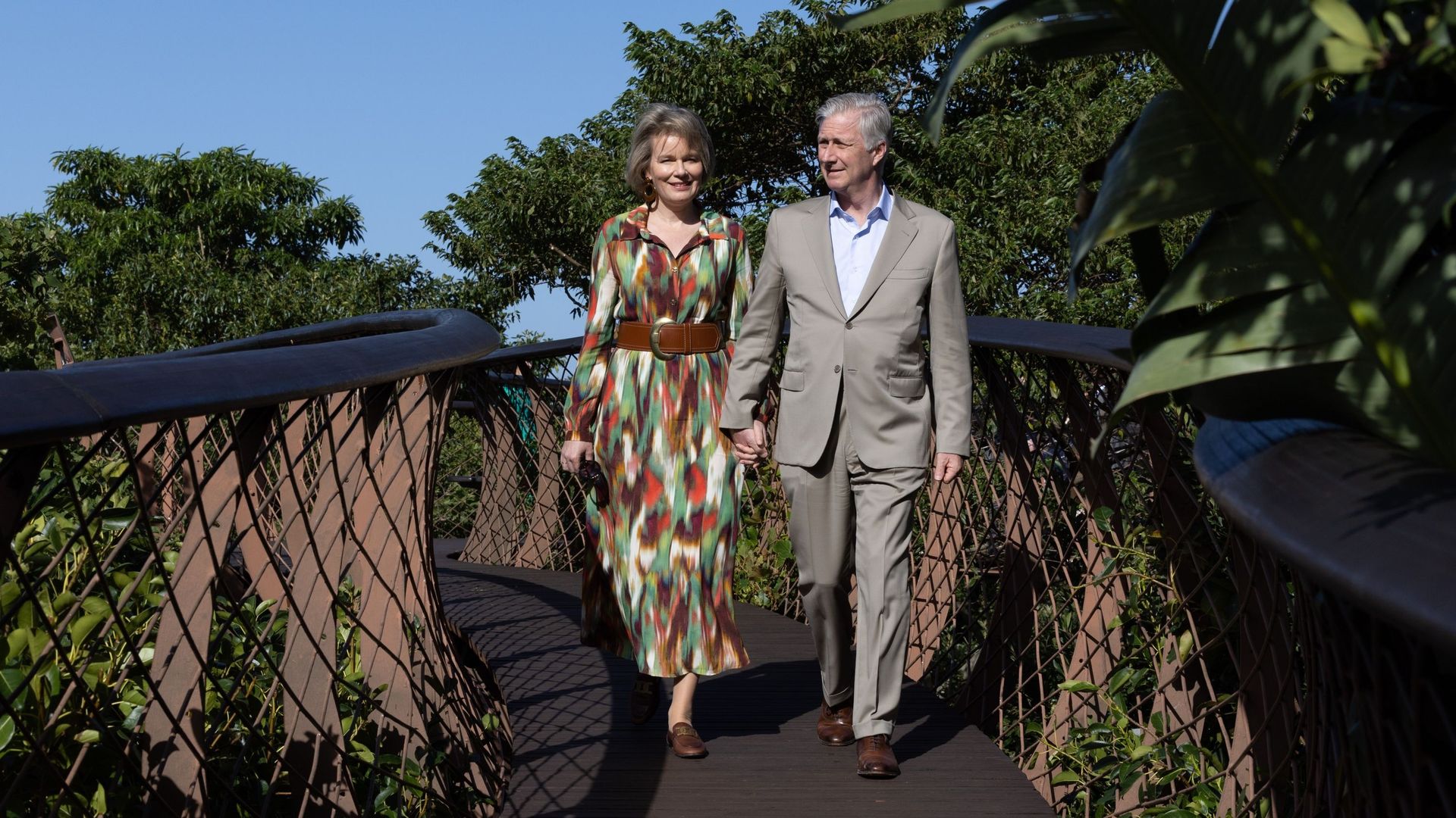 Le couple royal au Kirstenbosch National Botanical Garden