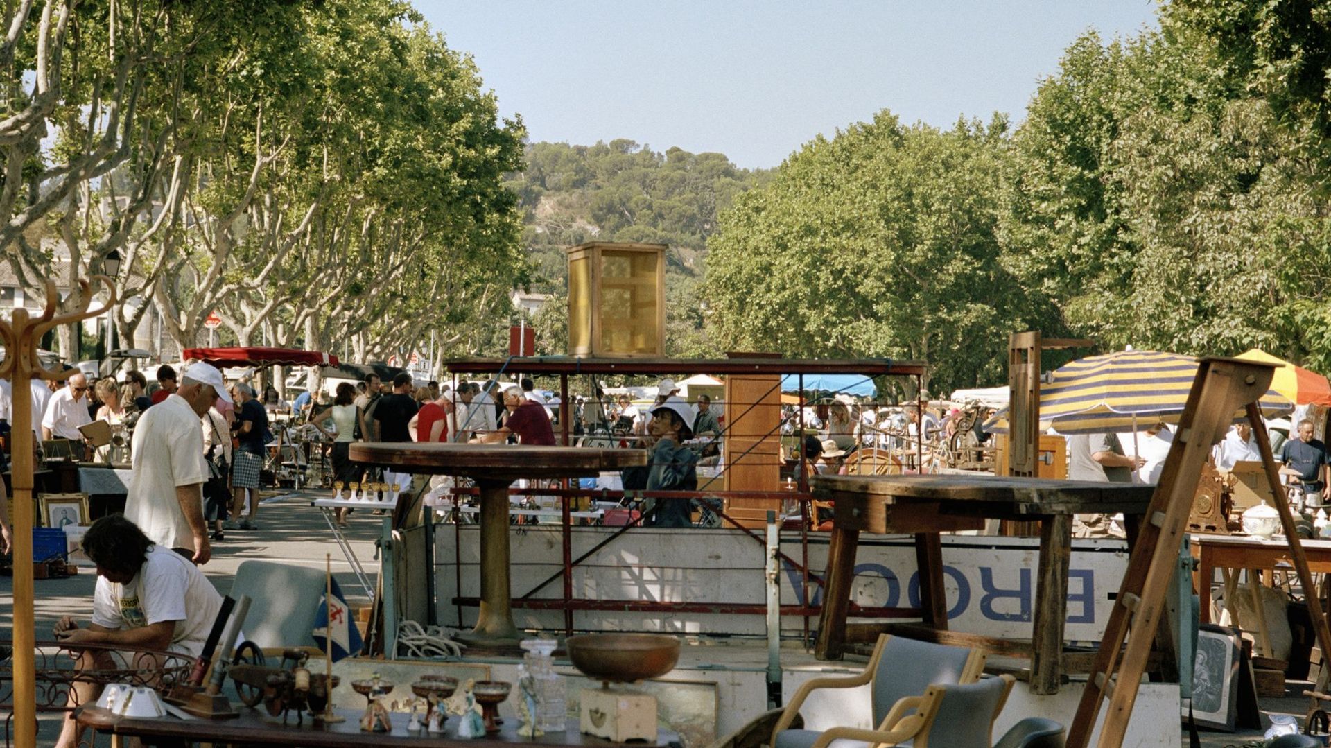 A flea market, Provence, France