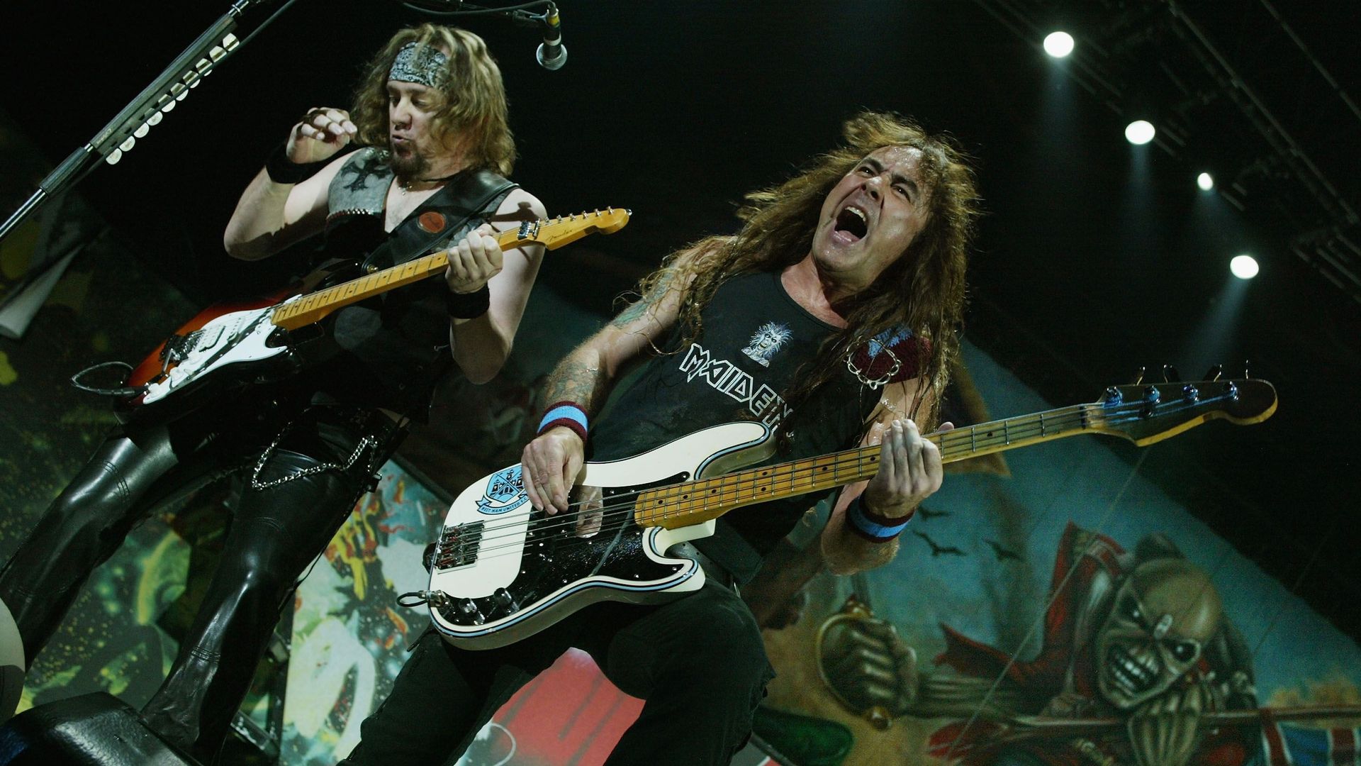 Adrian Smith et Steve Harris d’Iron Maiden