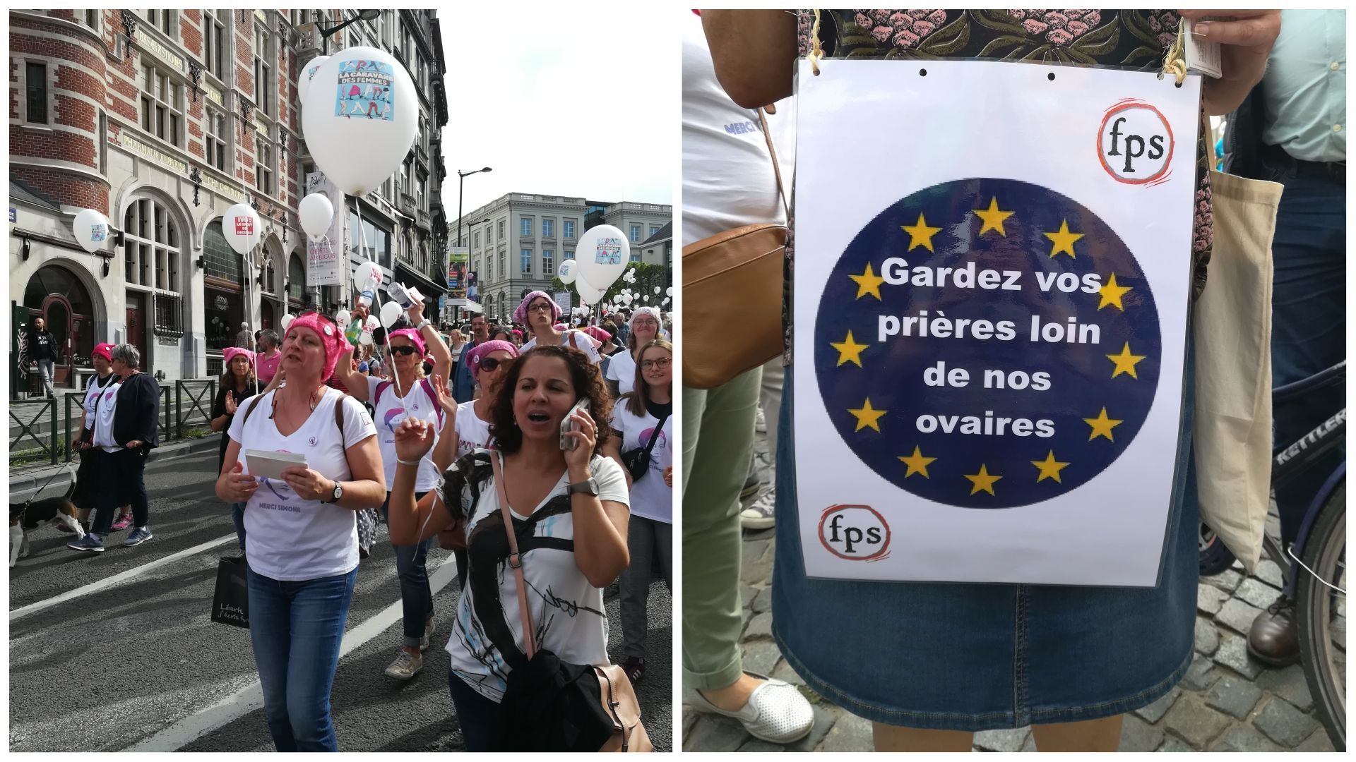 Quelque 1600 personnes ont manifesté à Bruxelles en faveur du droit à l'avortement