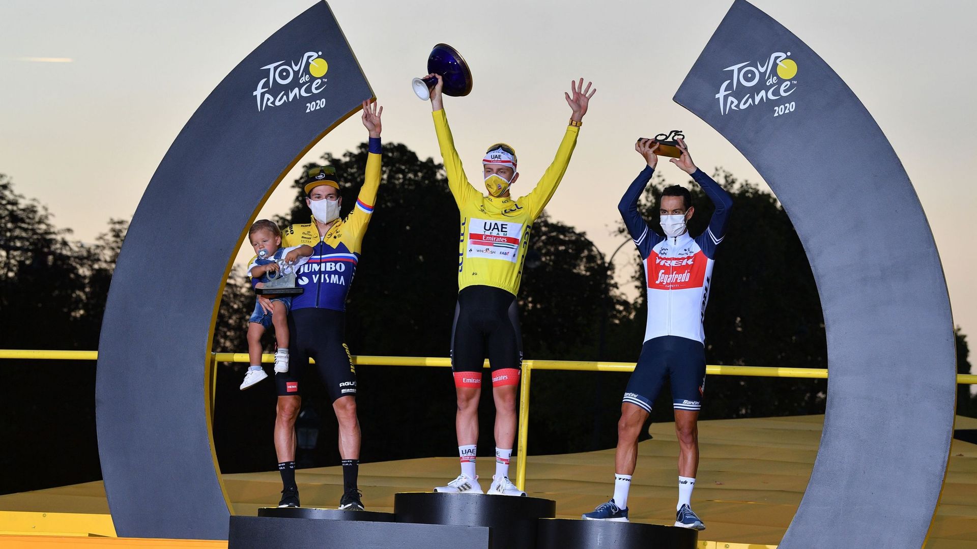 Tadej Pogacar : "C'est vraiment fou d'être le vainqueur du Tour de France"