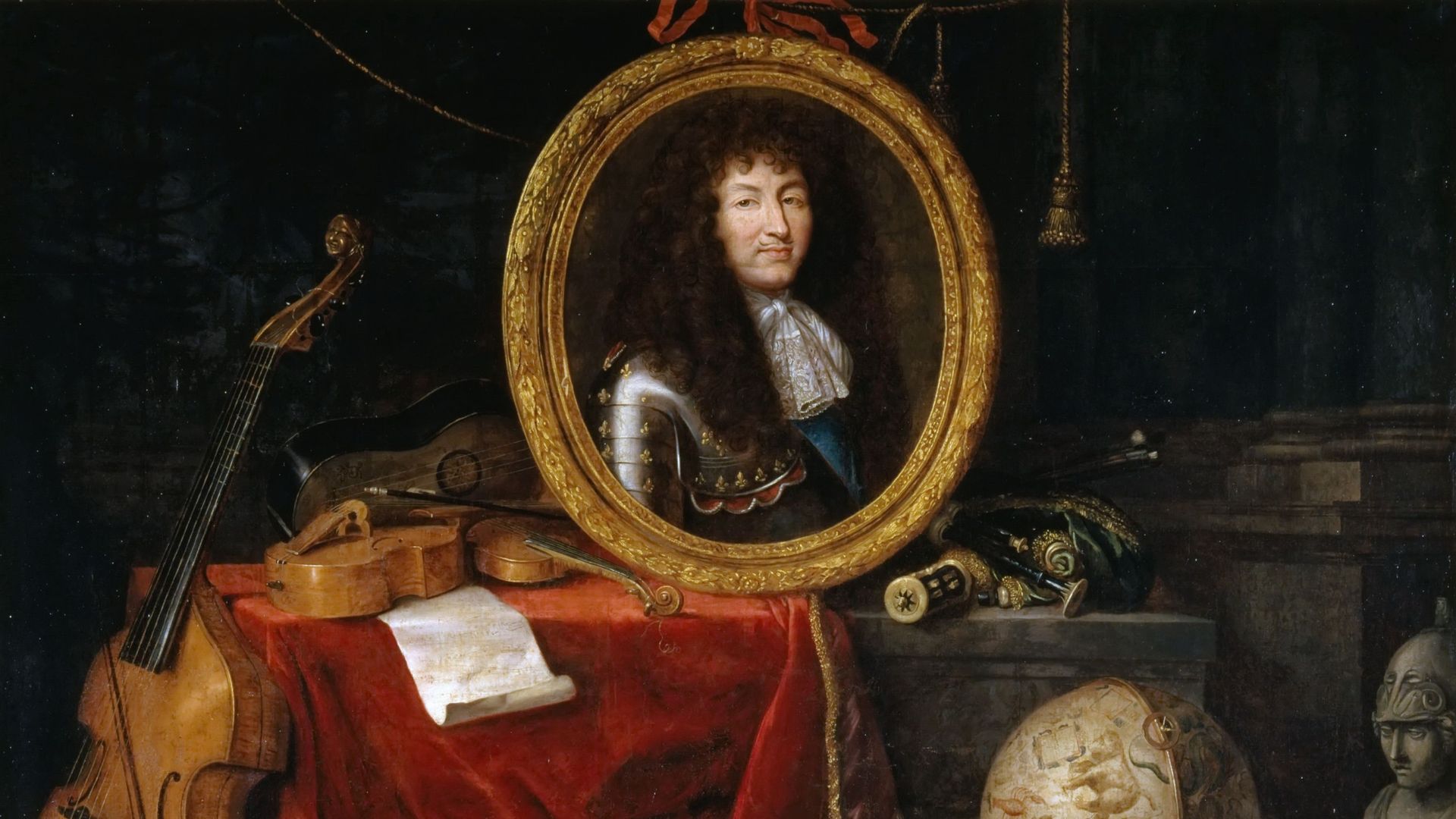 Allégorie de Louis XIV, Protecteur des Arts et des Sciences. Jean Garnier