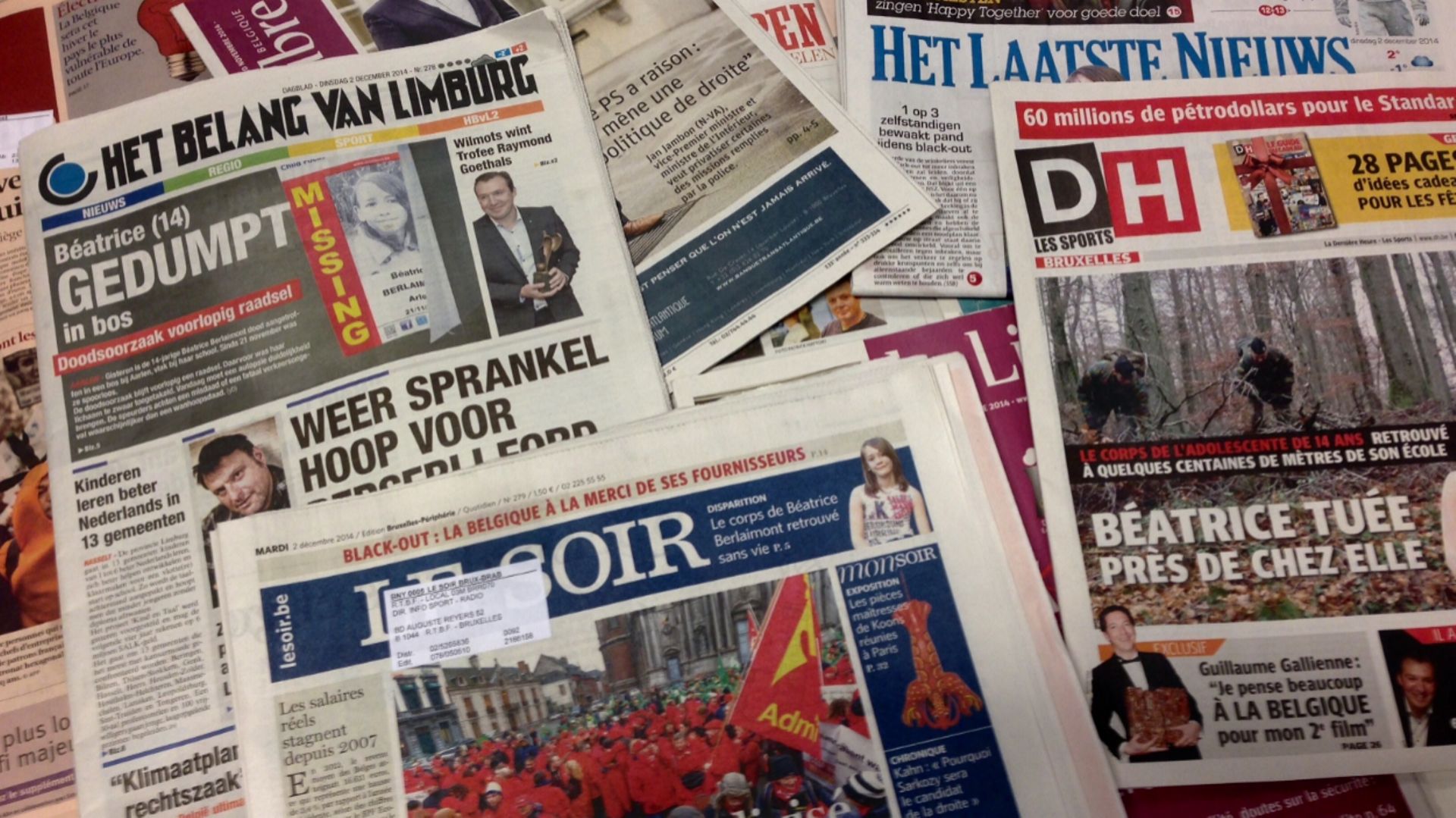 La presse écrite boit la tasse en Belgique francophone