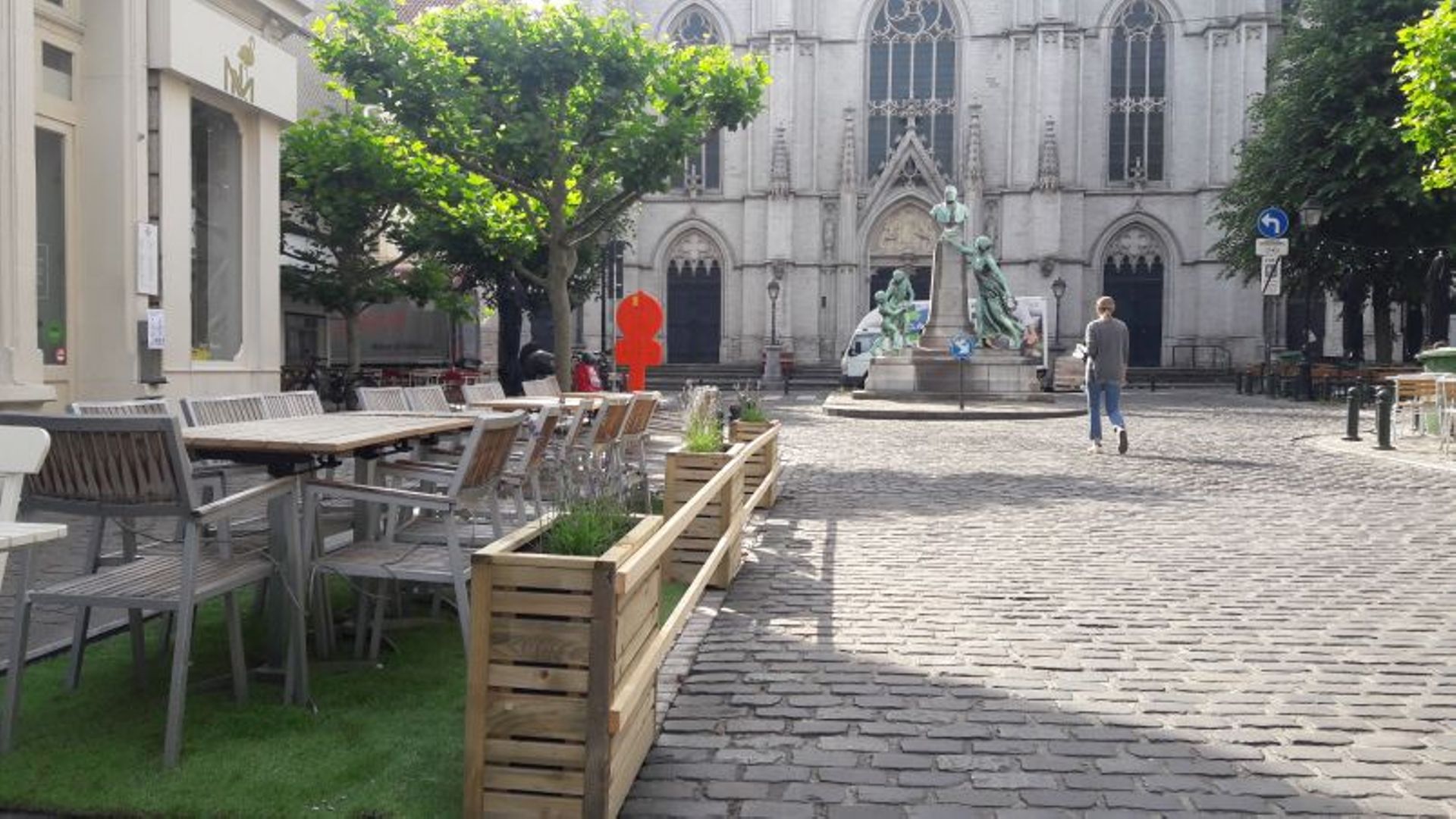 Ixelles a désormais son piétonnier place SaintBoniface, le 'petit