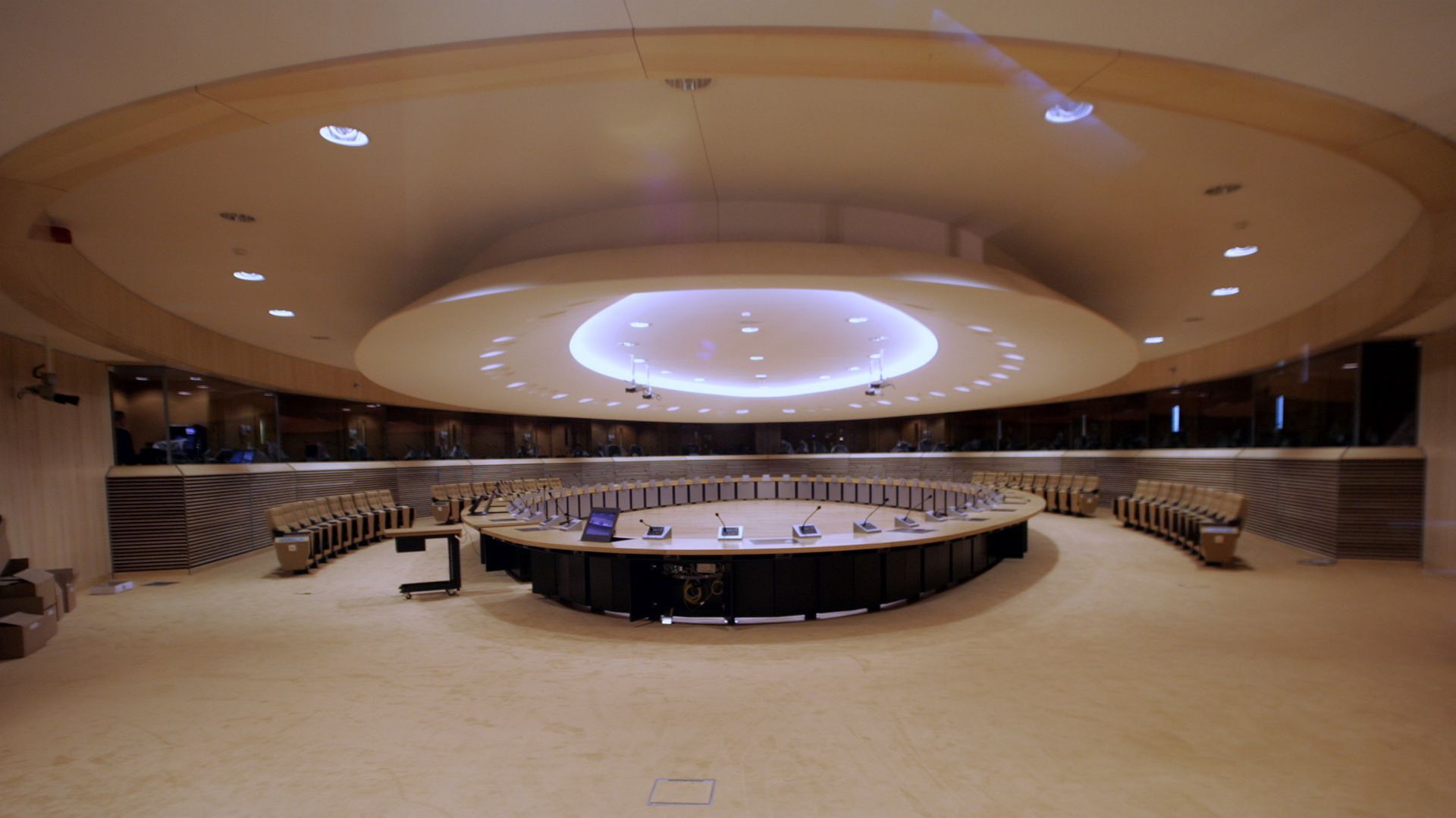 Une salle de réunion au Berlaymont
