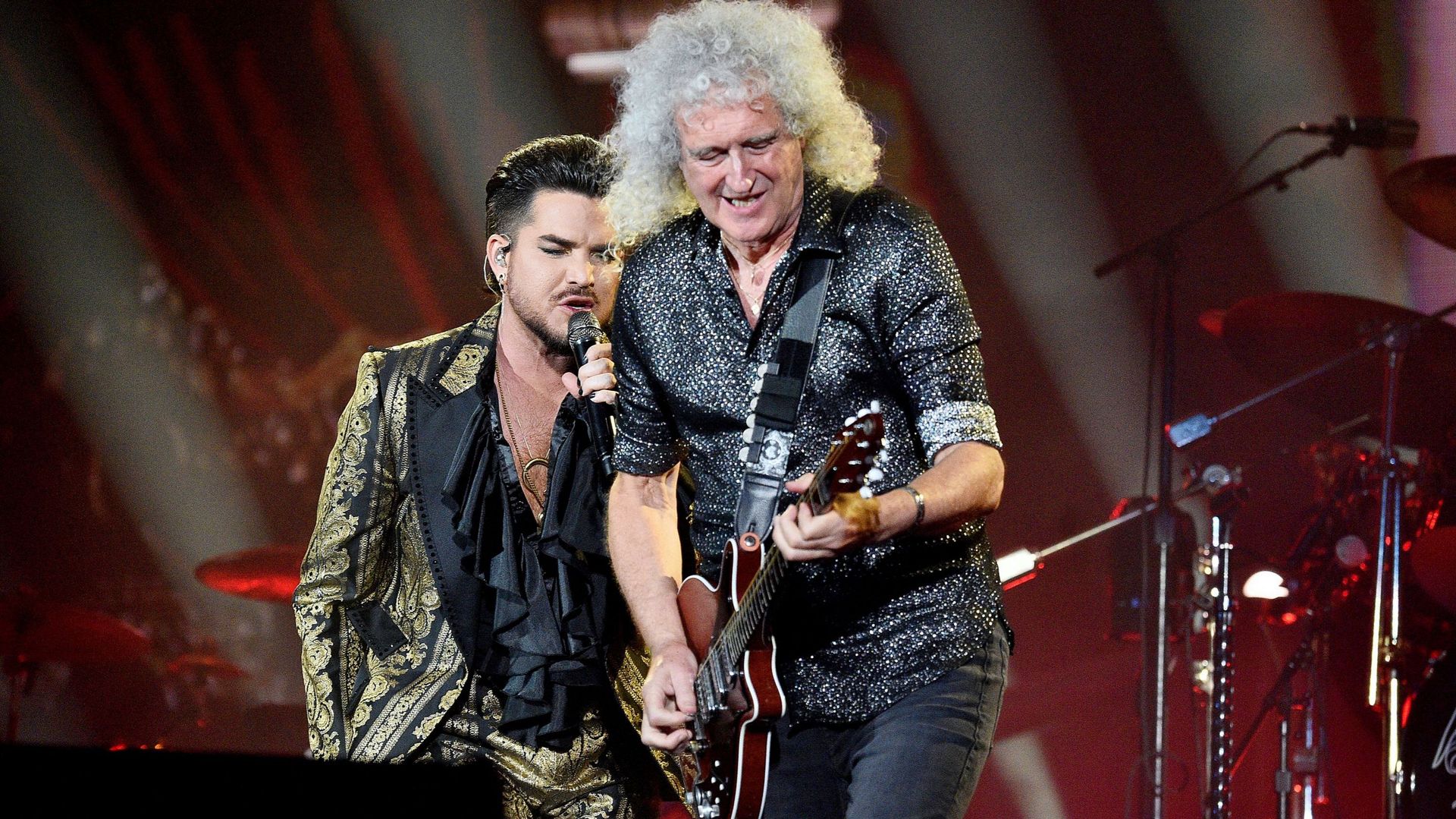 Brian May et Adam Lambert