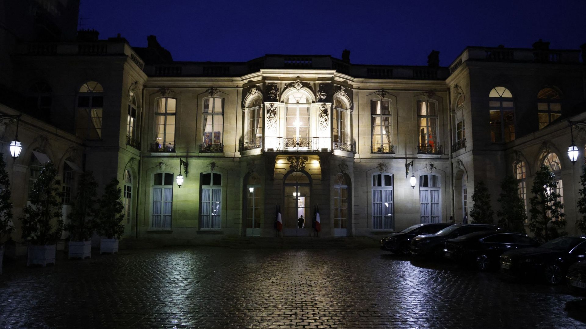 Hôtel de Matignon, le 19 juin en soirée