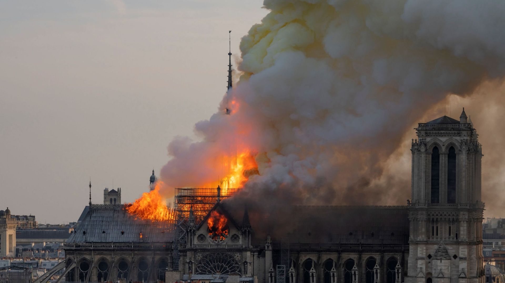 L'incendie qui a ravagé Notre-Dame de Paris le 15 avril 2019