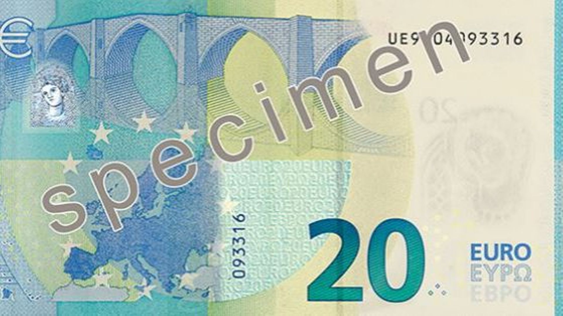 Un nouveau billet de vingt euros plus sécurisé vient de naitre