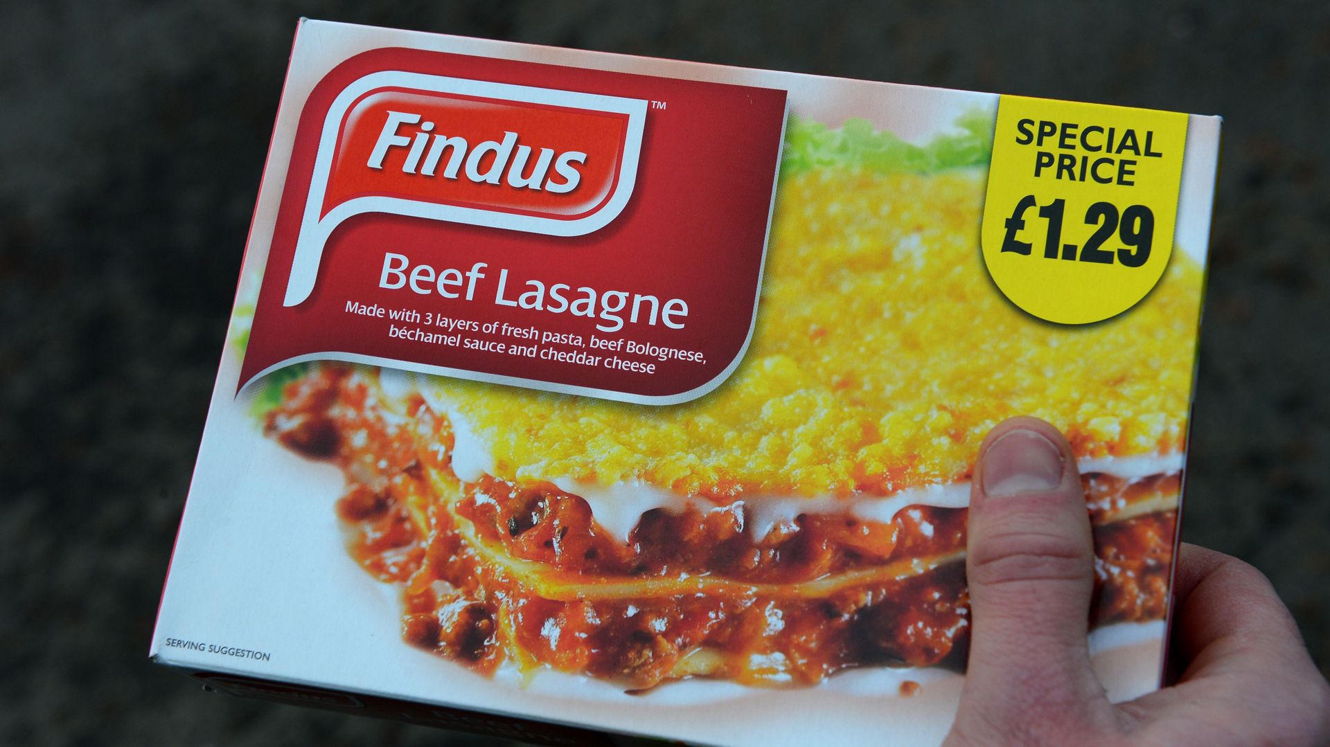 Lasagne Findus