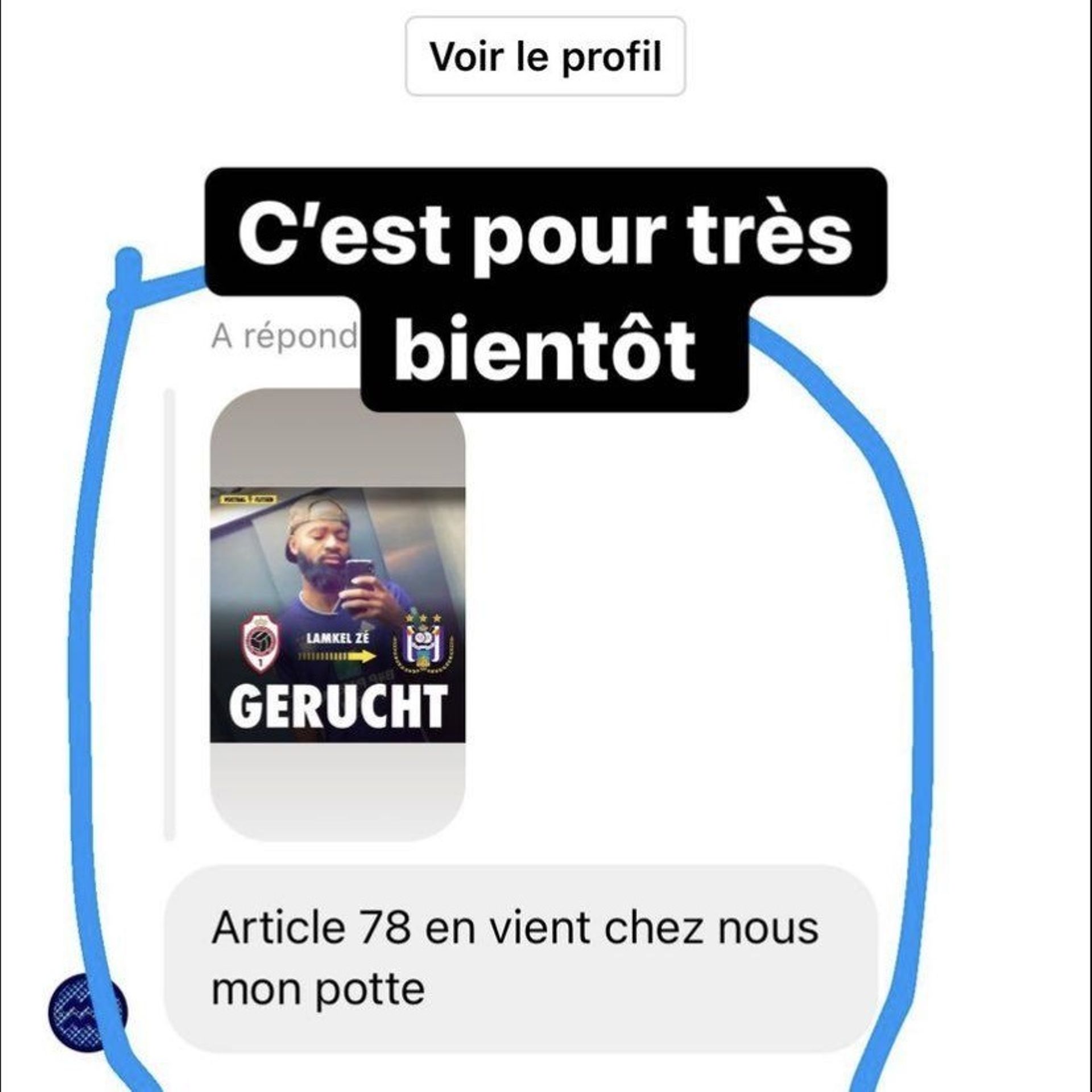 Le Camerounais semble clair sur ses intentions.