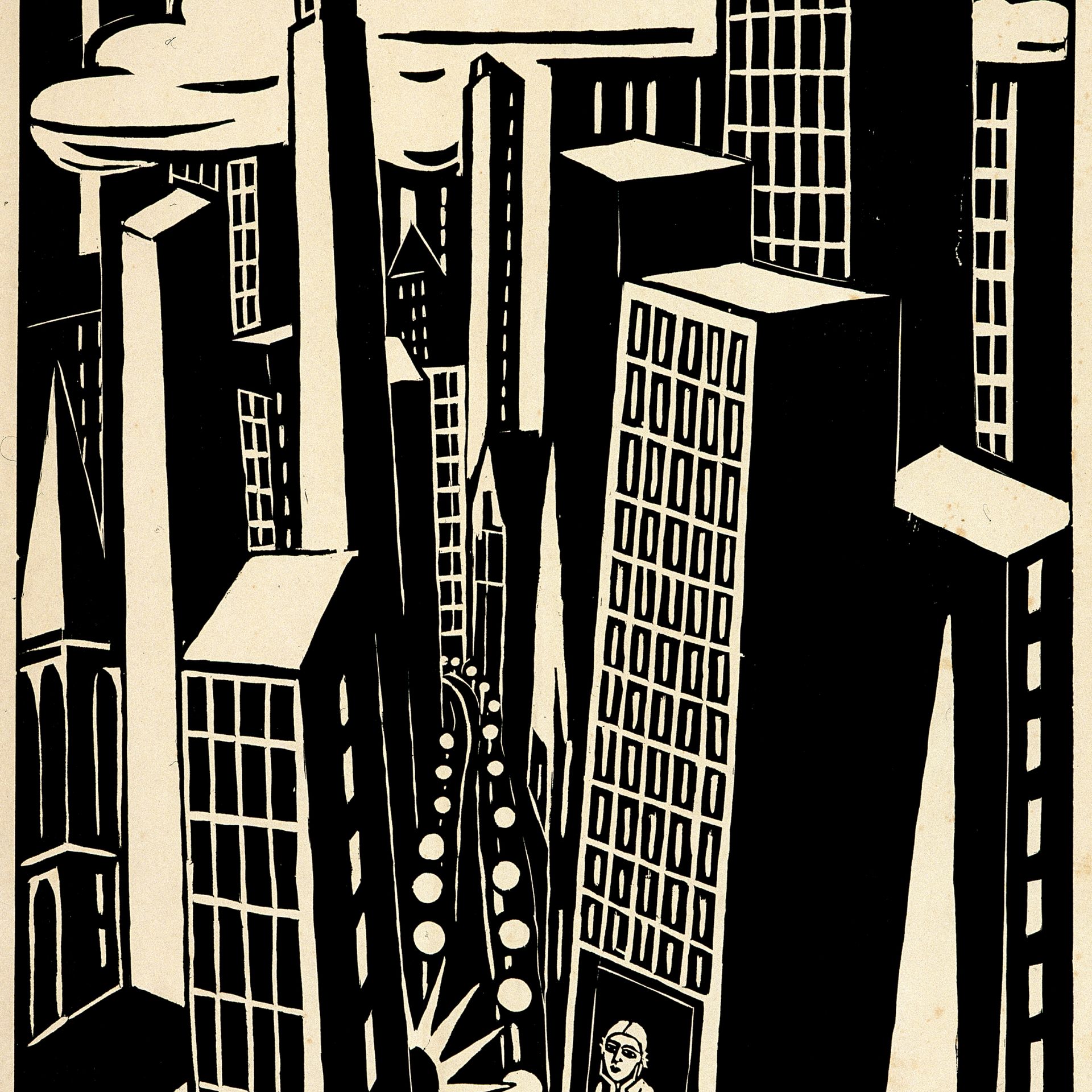 Ville moderne, Frans Masereel – 1949