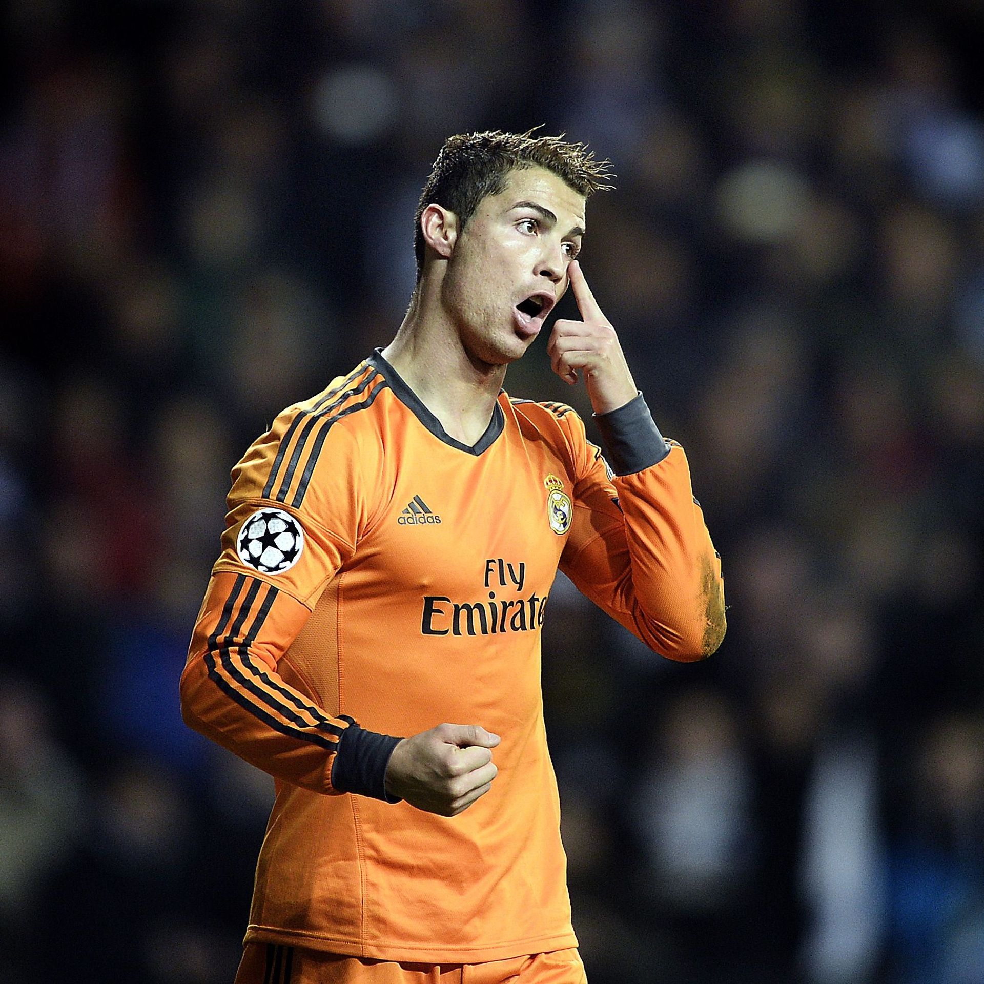 ADIDAS REAL MADRID 2014 ORANGE 3RD JERSEY