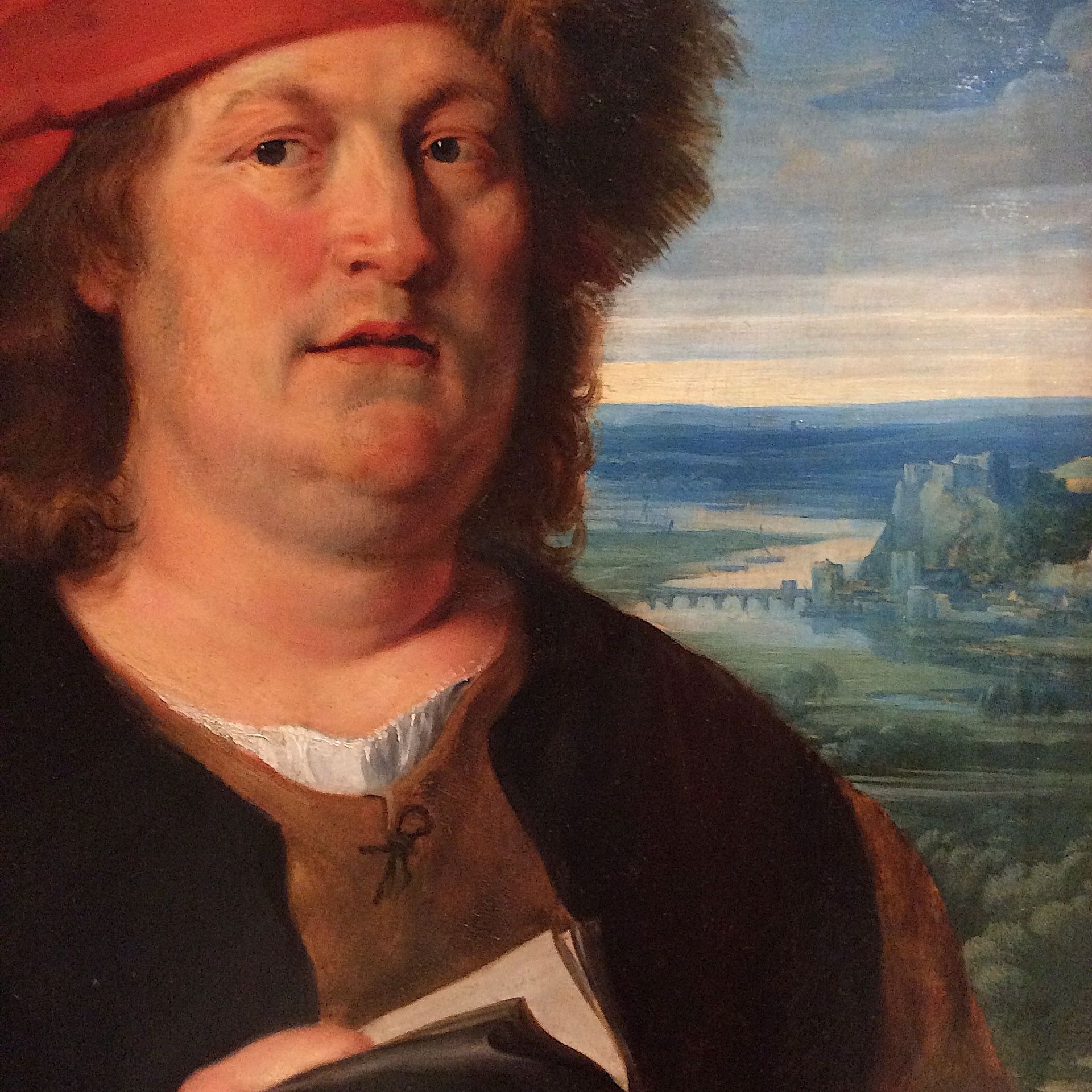 P.P. Rubens, portrait de Paracelse (détail), 