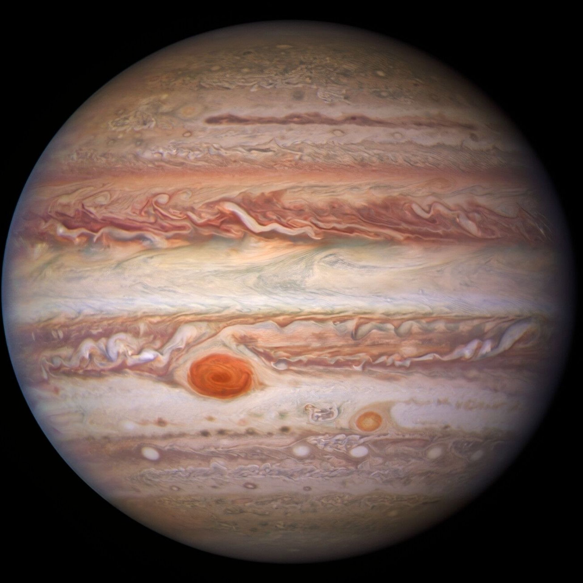 Image à la lumière "visible" de Jupiter