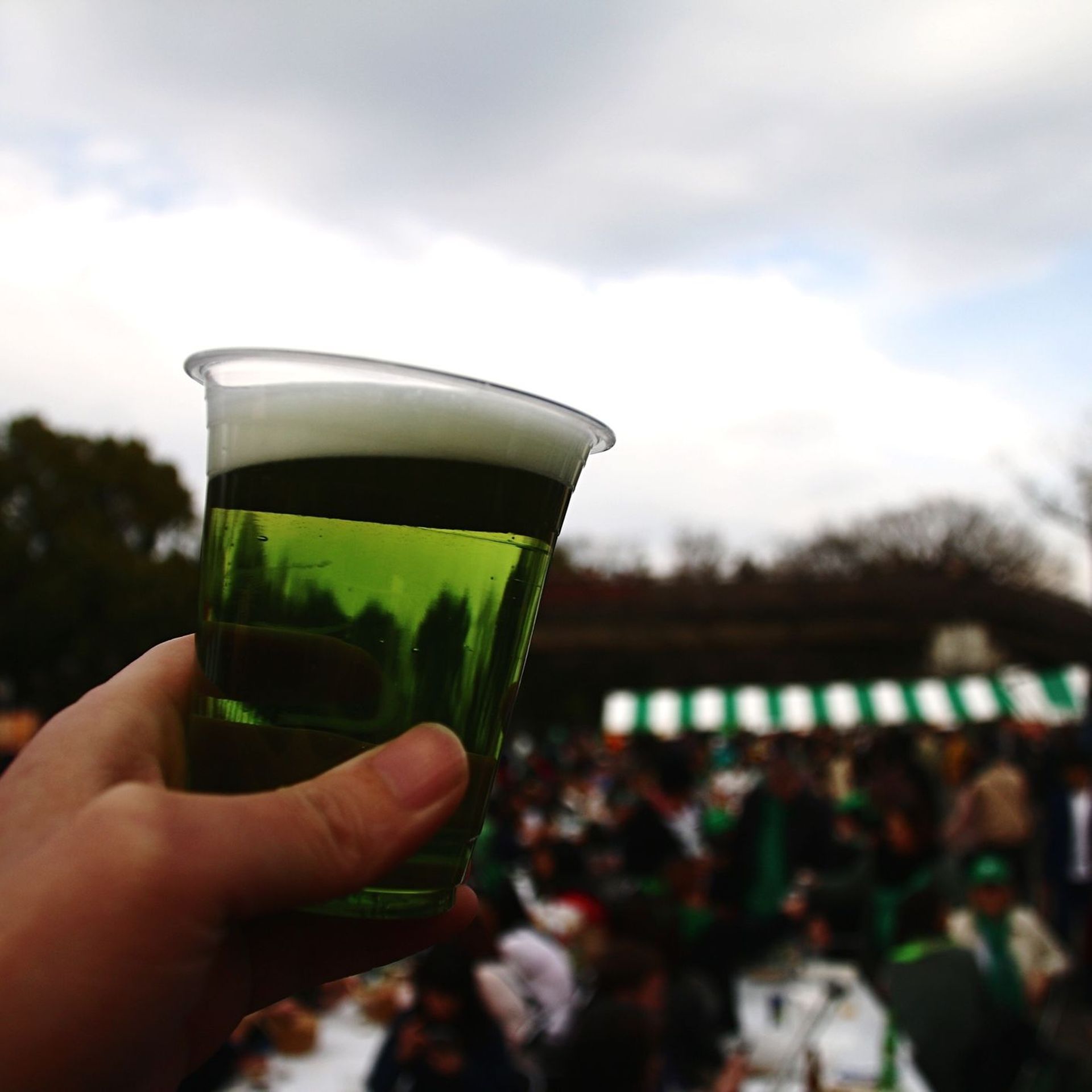 Bière verte de la St Patrick